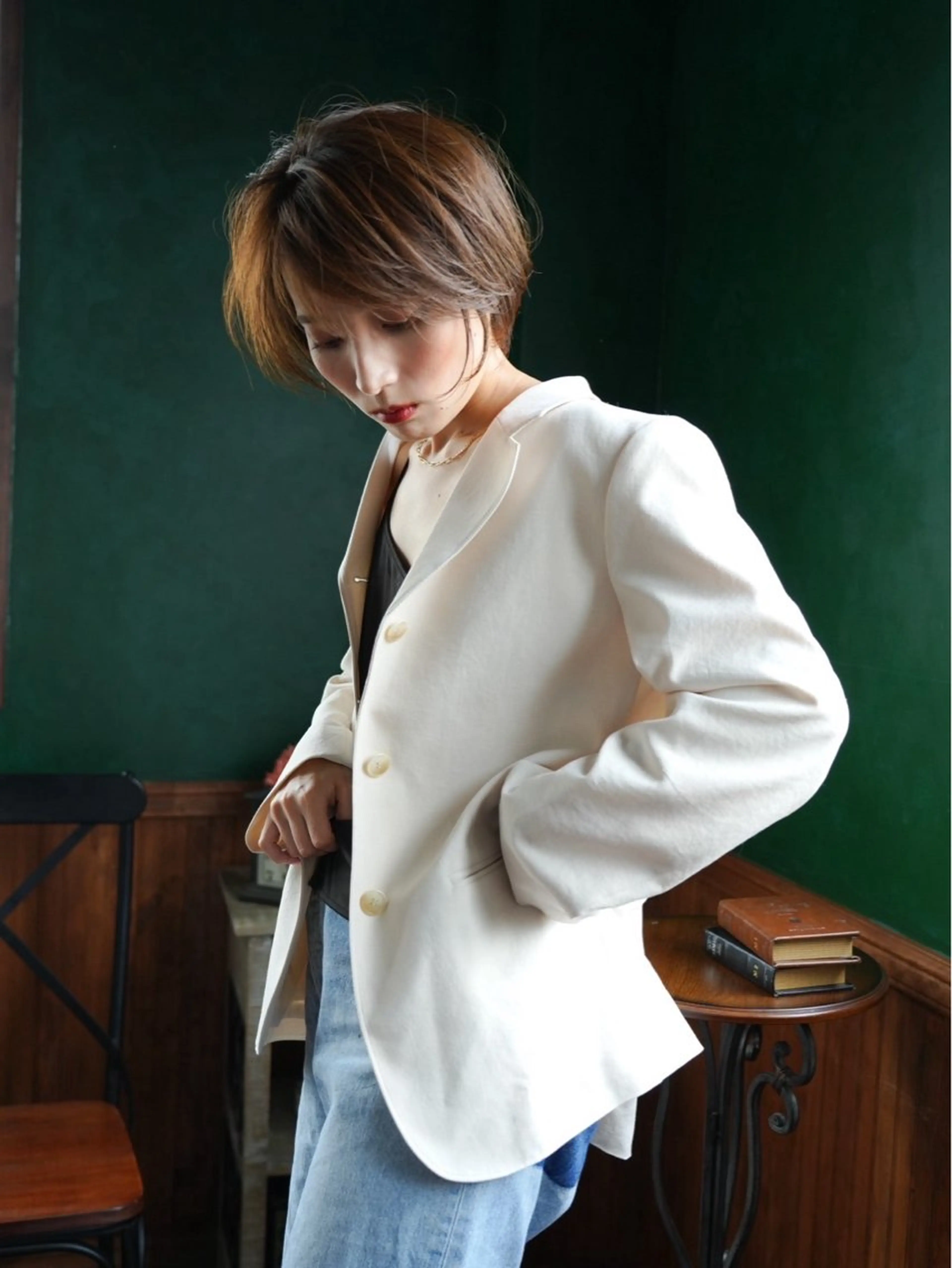 ショート カラー ヤマダ ソノカのヘアスタイル