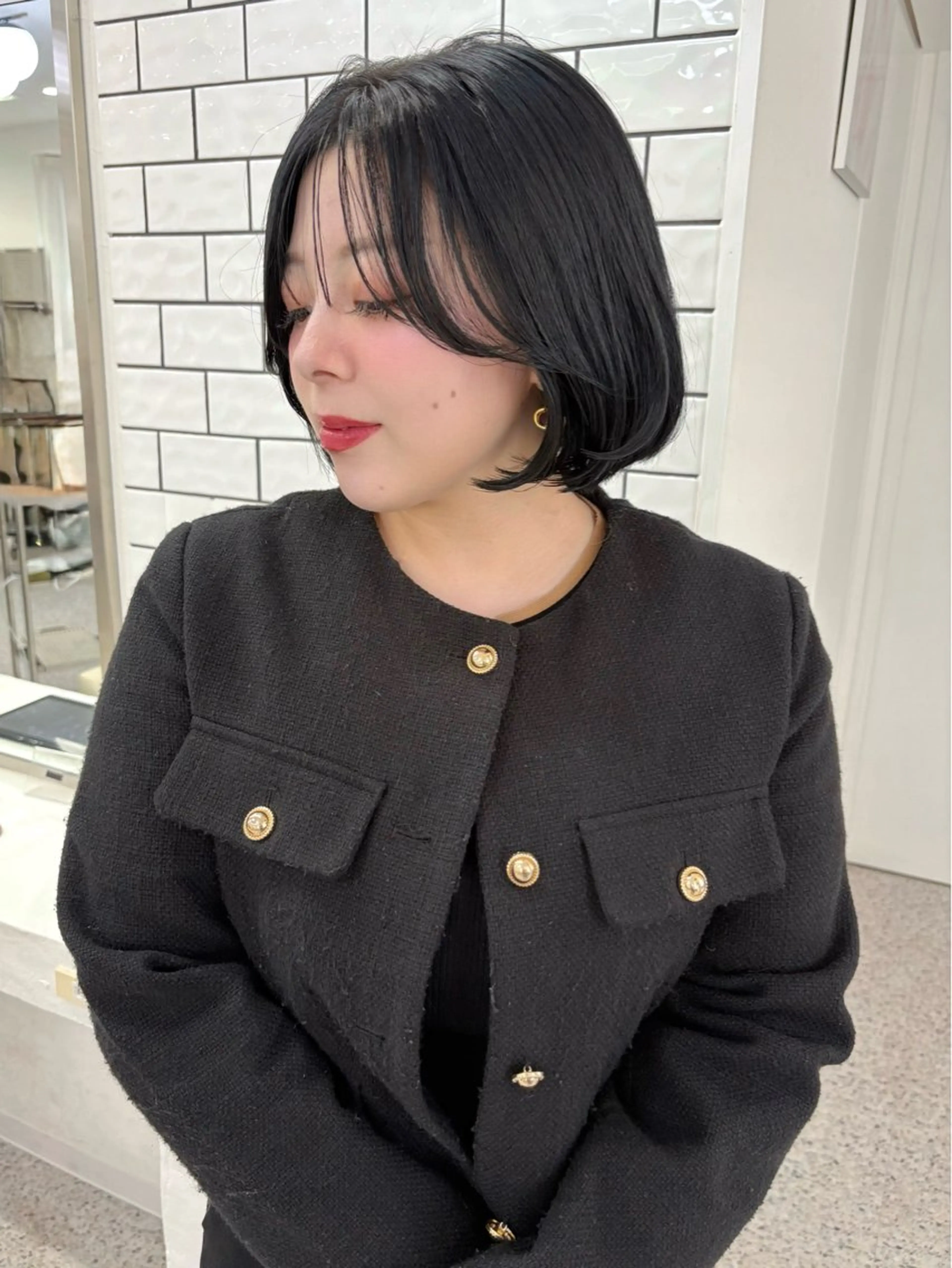 ミディアム カラー カット ヘアカラー 縮毛矯正 LOMARLIE JURIAのヘアスタイル