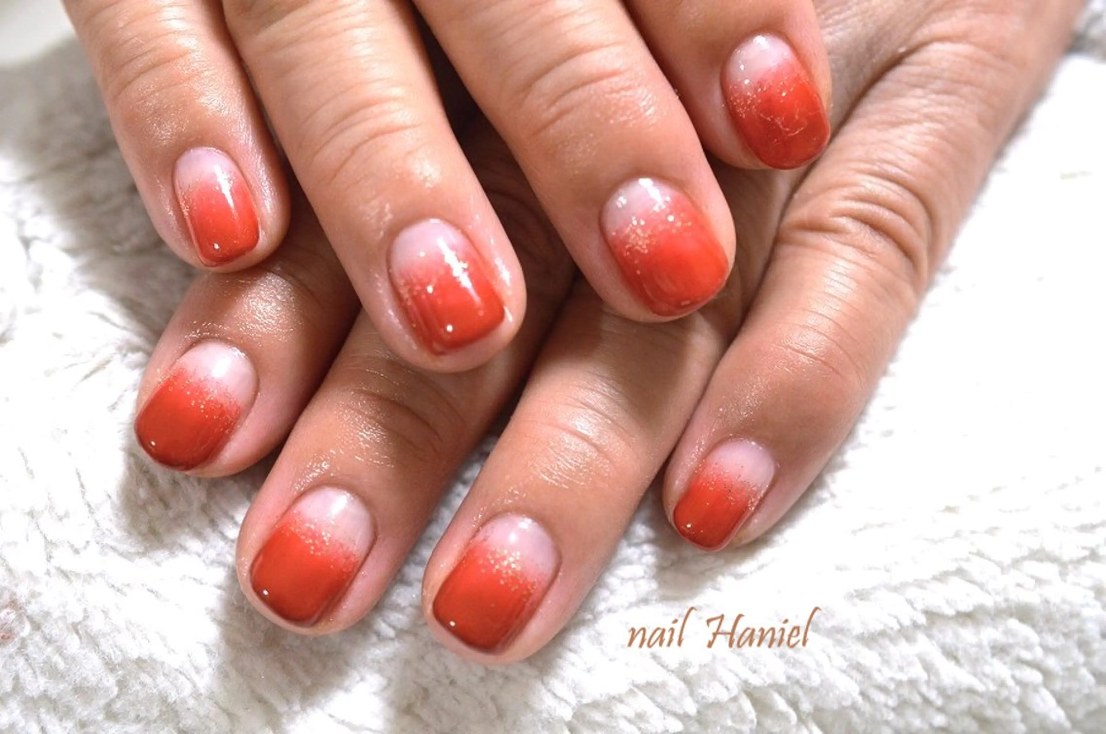 ネイル アートネイル ジェルネイル ラメ(グリッター) オフィスネイル ワンカラーネイル nail Haniel所属・半蔵門サロンハニエル 魅神 ちよのネイルデザイン