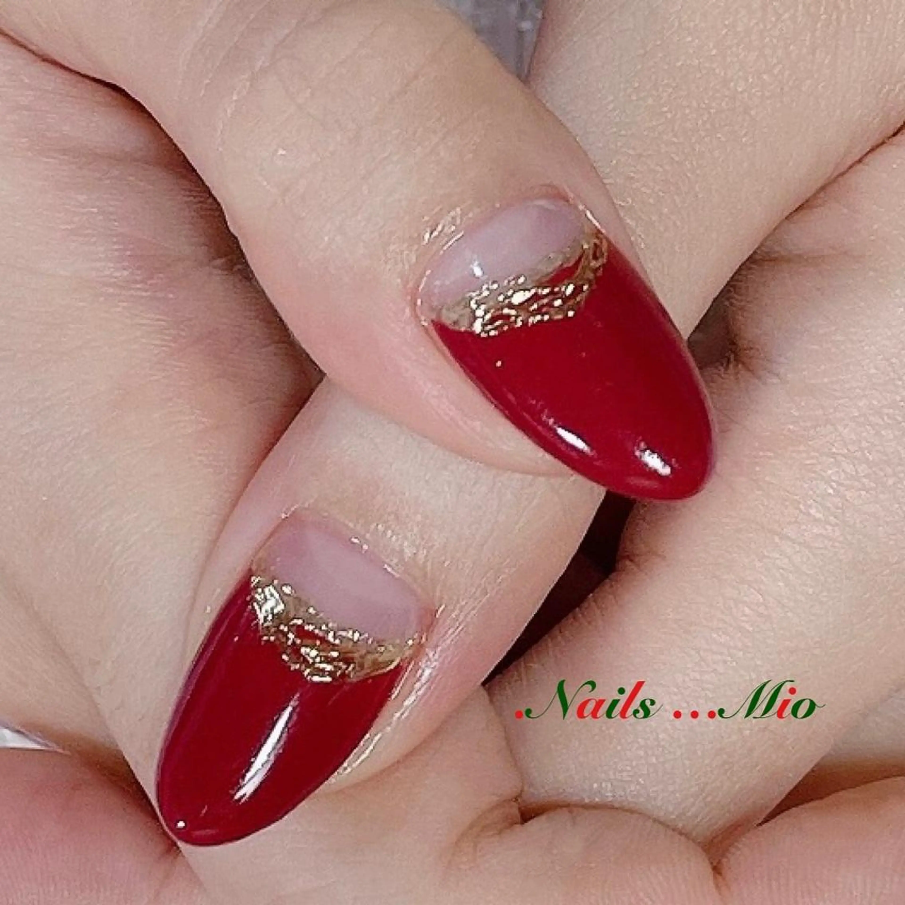 ネイル 冬ネイル クリスマス .Nails Mio 赤羽西ネイルサロンのネイルデザイン