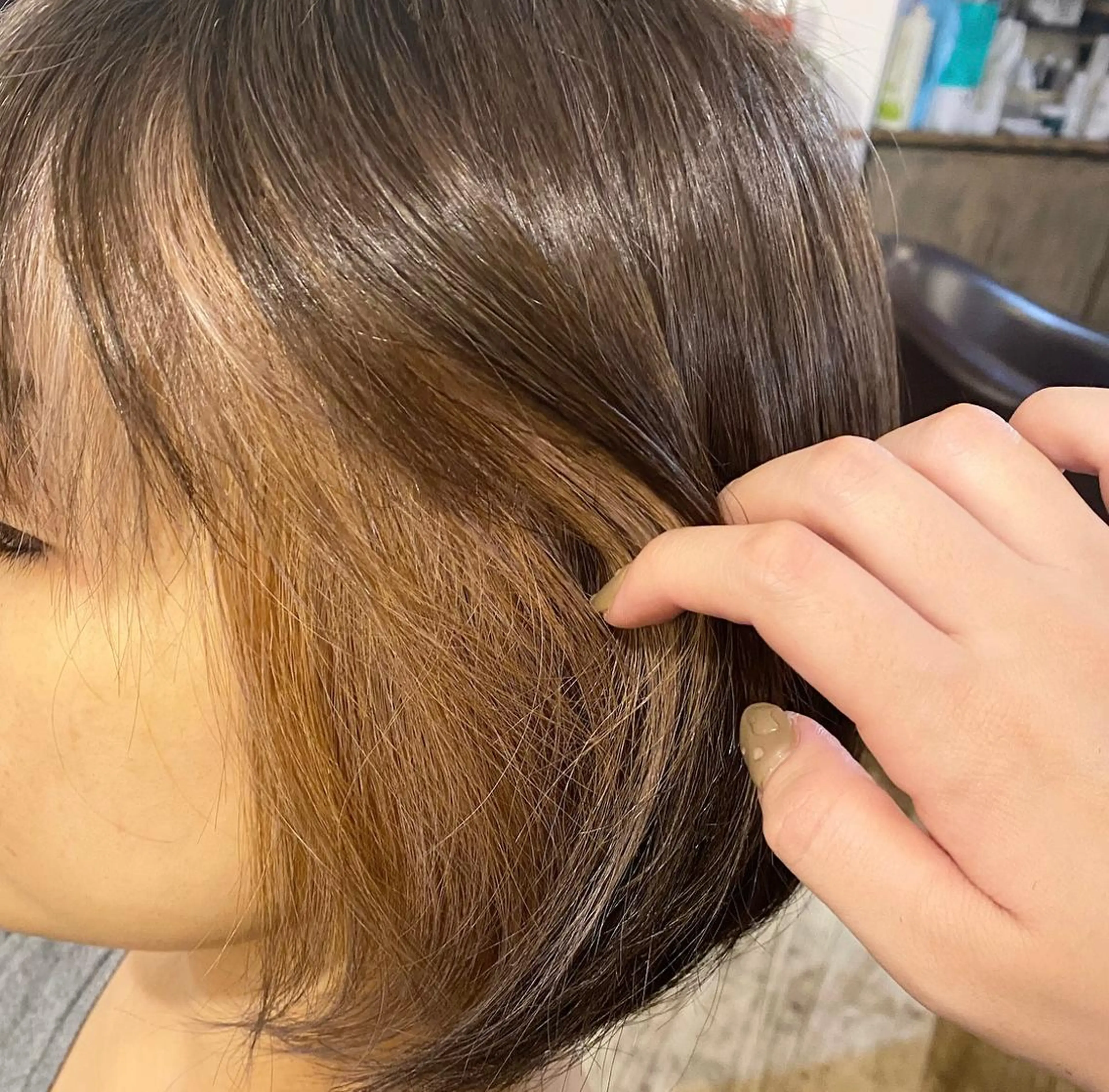 ショート カラー ヘアカラー トリートメント 立花 ふたば🌱のヘアスタイル