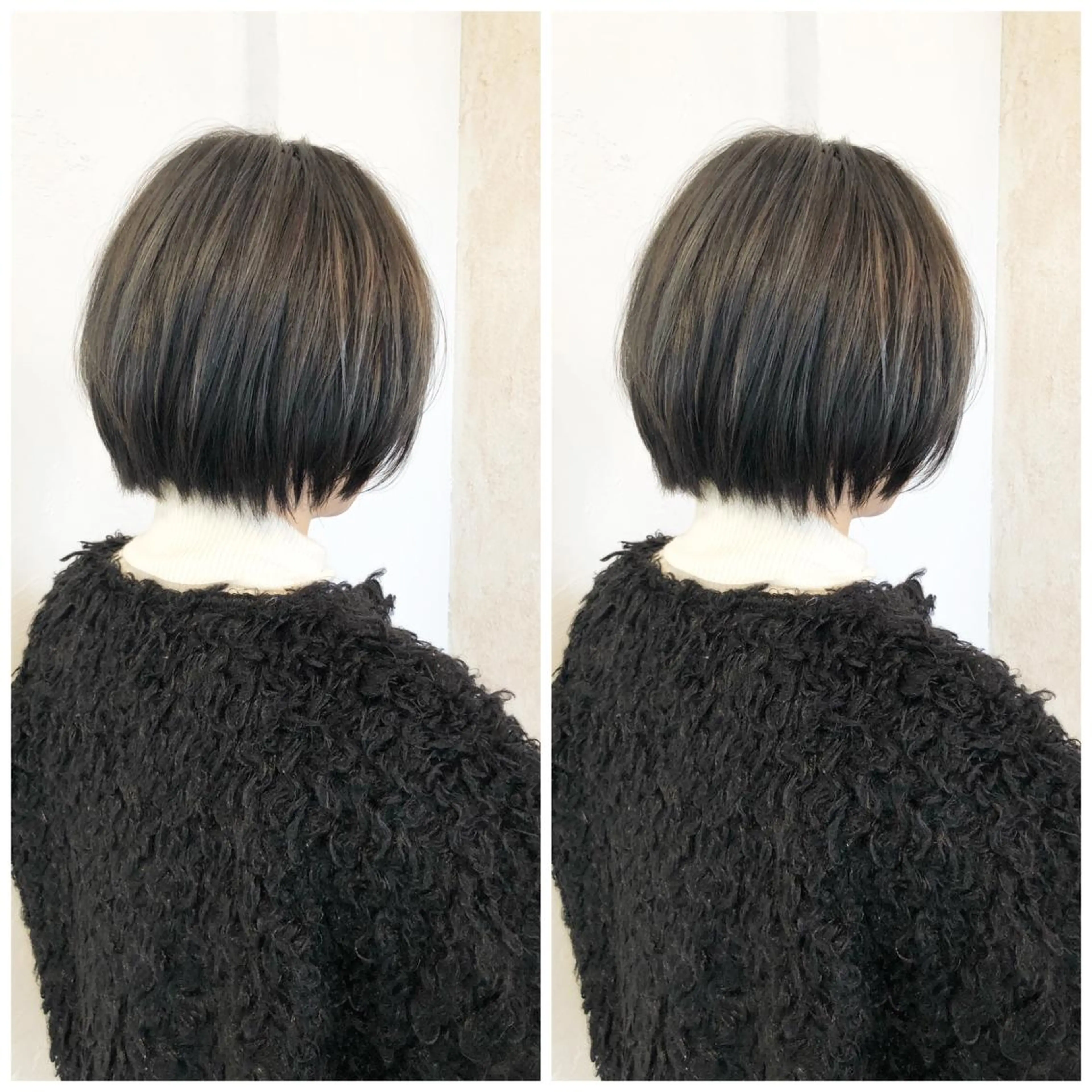 ショート カラー グレージュ ハイライトカラー ハイライト ショートヘア カット バレイヤージュカラー 特化美容師✨星皓太のヘアスタイル