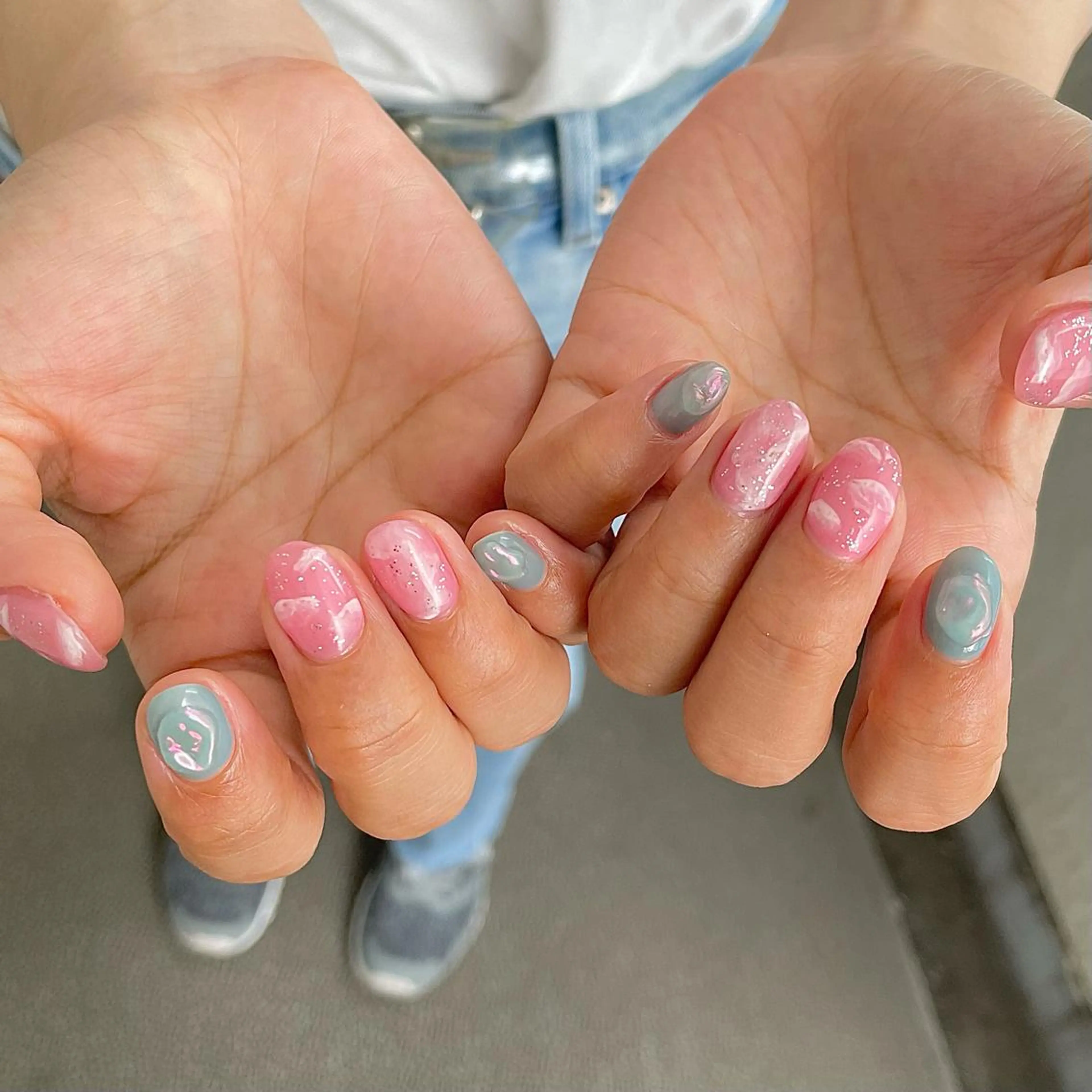ネイル ハンドネイル Nailsalon BLOOM🌷 山崎のネイルデザイン