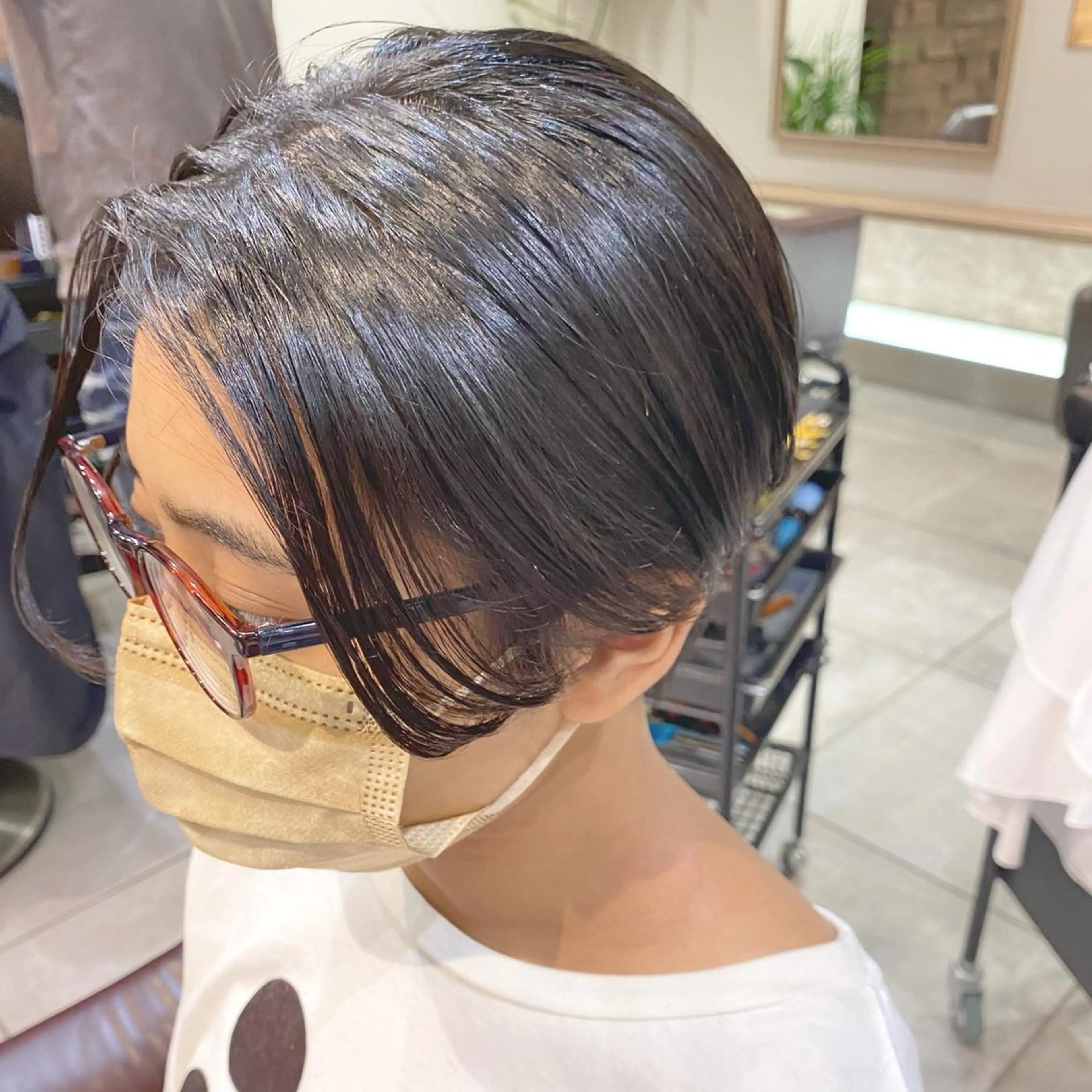 ショート ハンサムショート ショートヘア カット 川越 輝梨奈のヘアスタイル