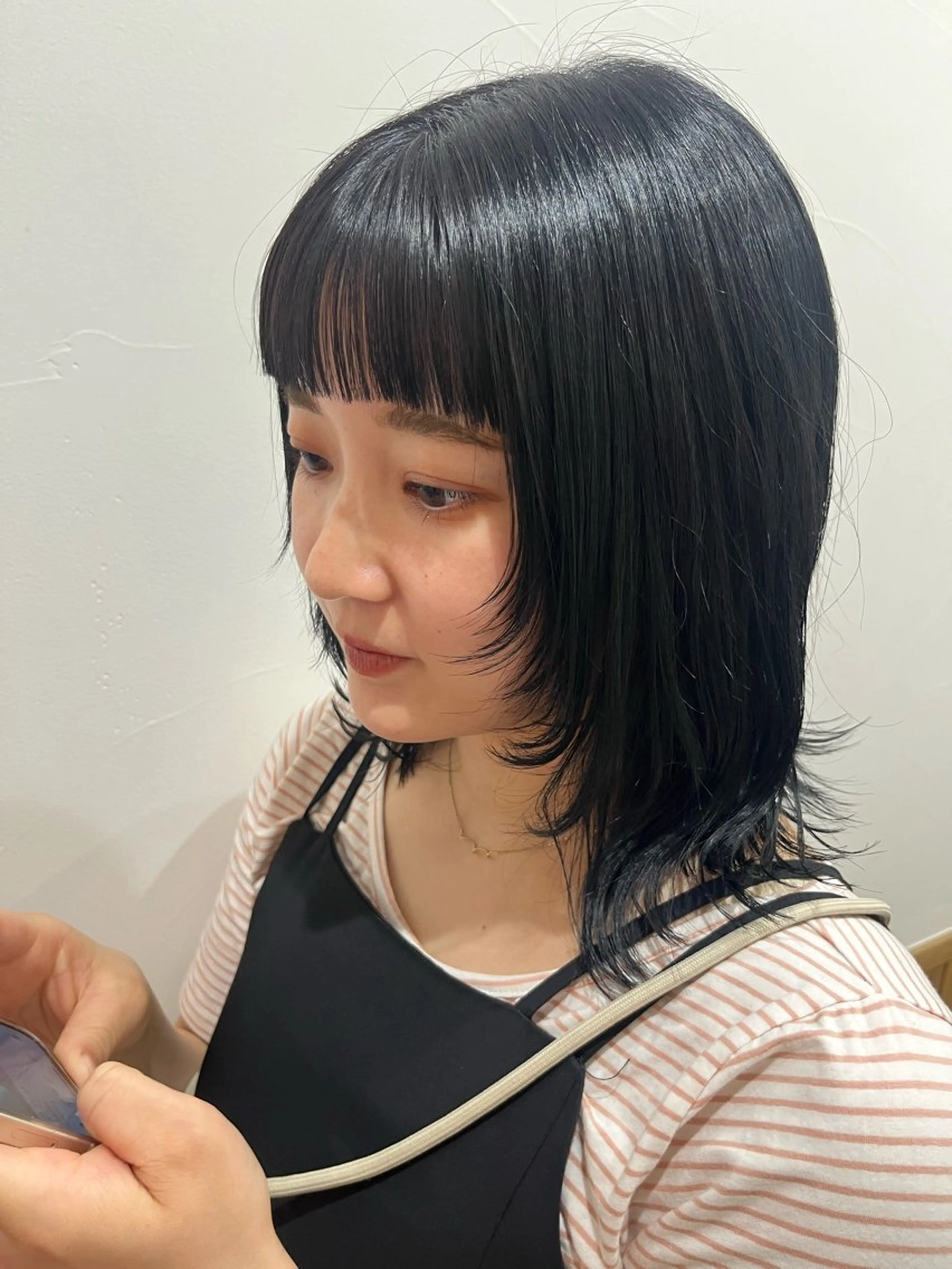ミディアム カラー カット ヘアカラー トリートメント 🦋坂本 未結🦋のヘアスタイル