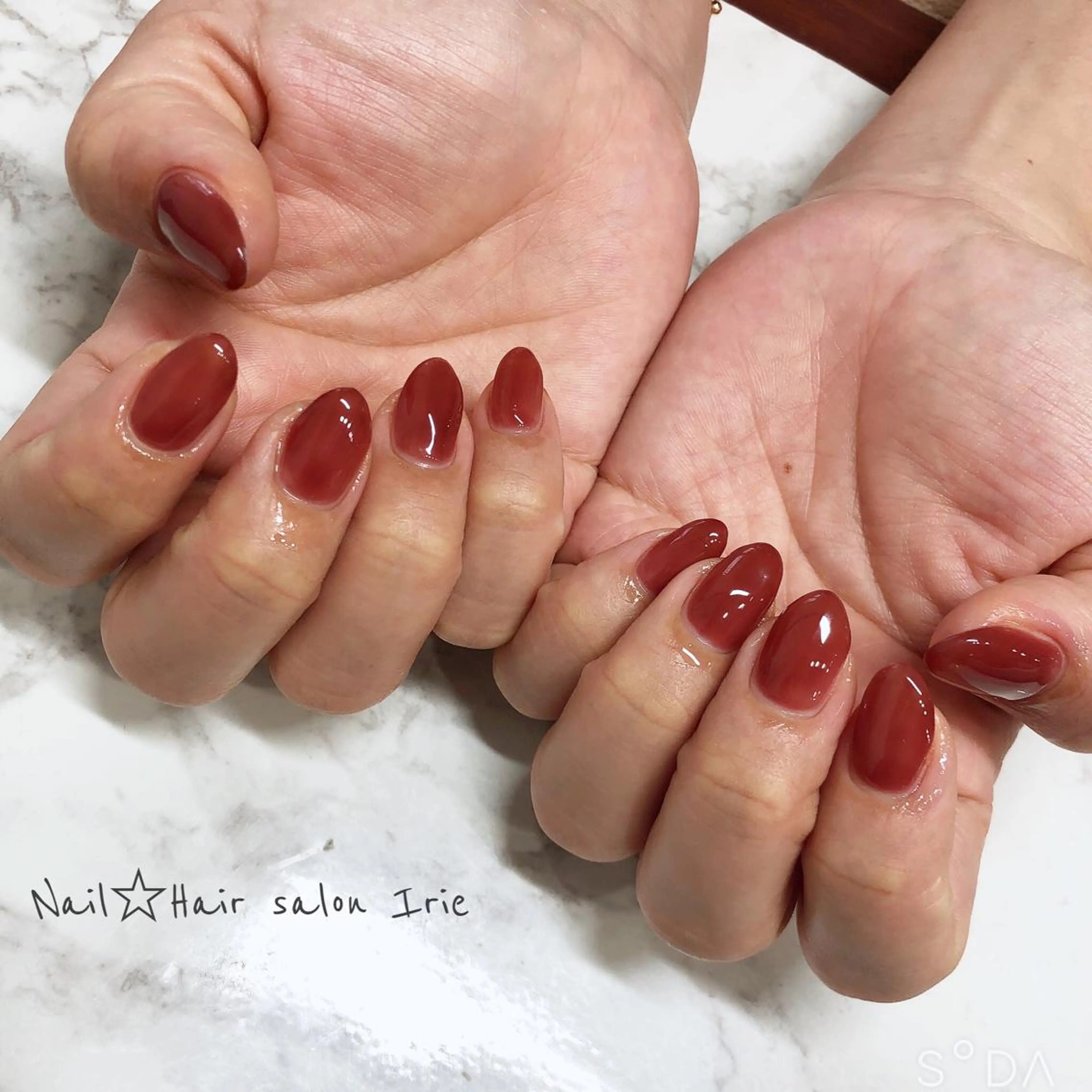 ネイル ハンドネイル ハンドケア Hair salon Irie所属・與儀 知佳のネイルデザイン