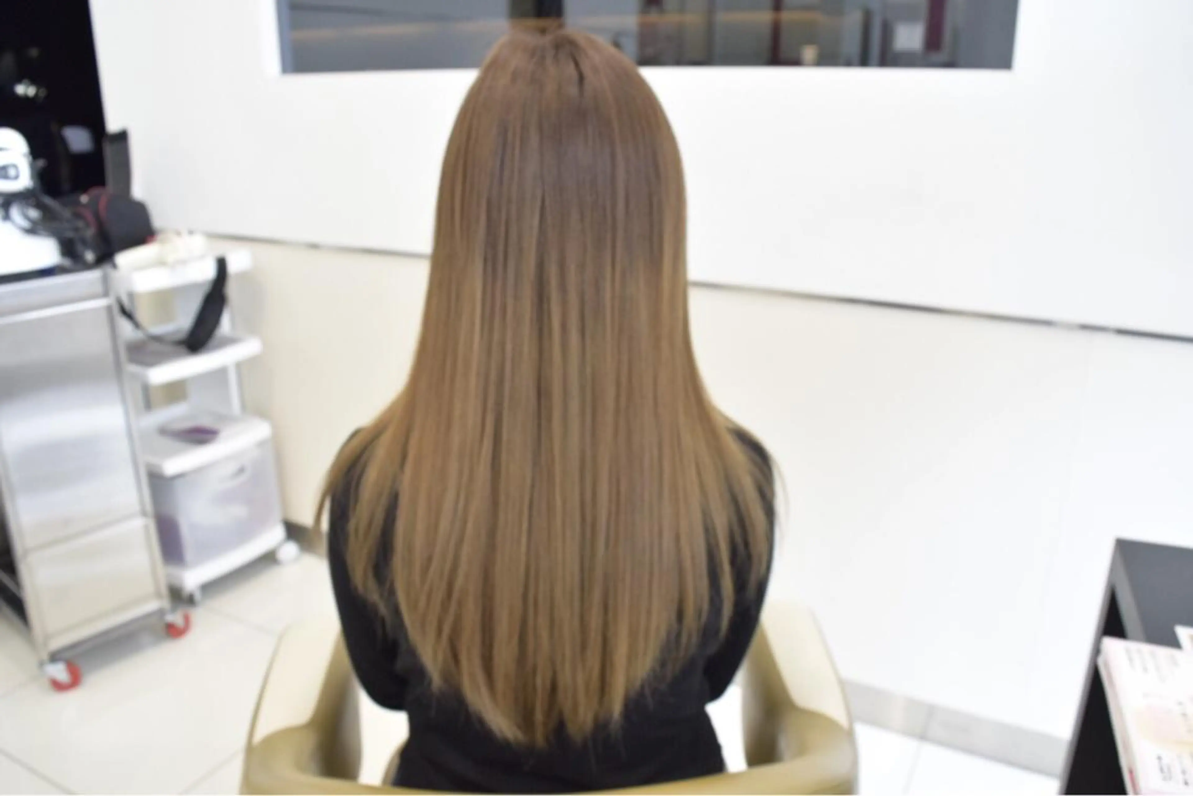 ロング 縮毛矯正 小野 修平のヘアスタイル