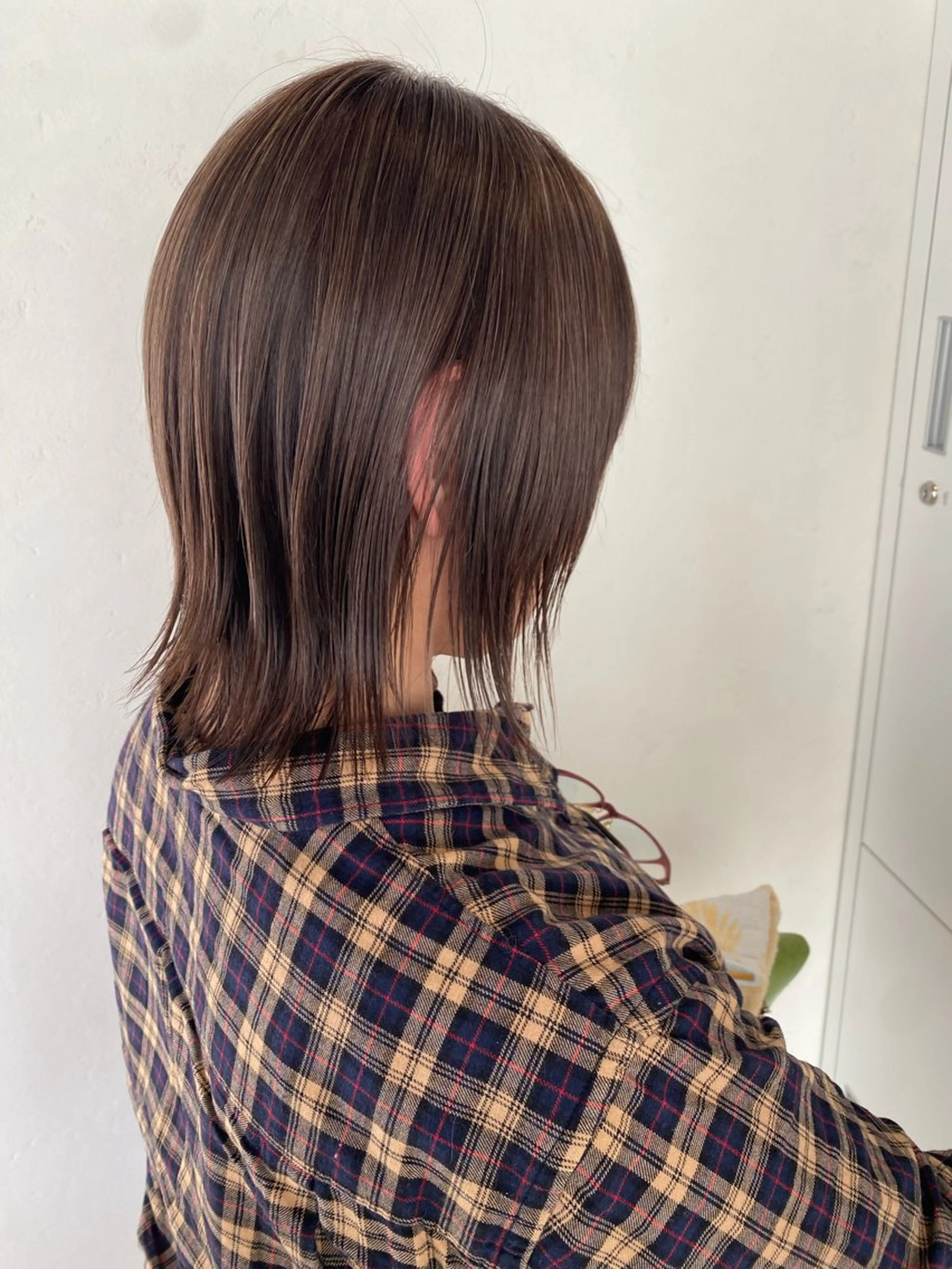ミディアム カラー ハイライトカラー ハイライト ショート/ハイライト /白髪ぼかし🌿松本のヘアスタイル