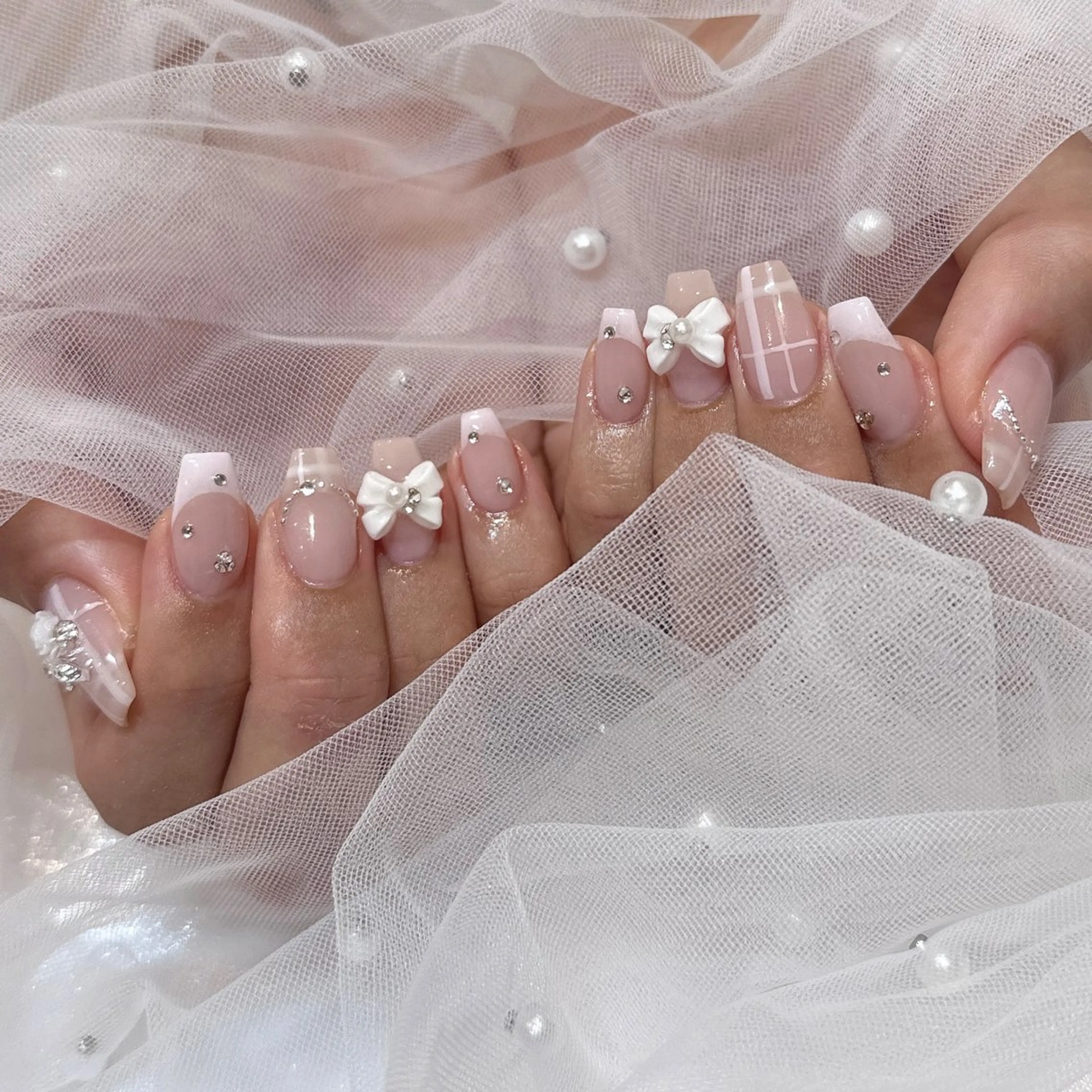 ネイル ハンドネイル She nail studio 原宿店所属・いいだえみ ୨୧ᵕ̤ᴗᵕ̤)のネイルデザイン