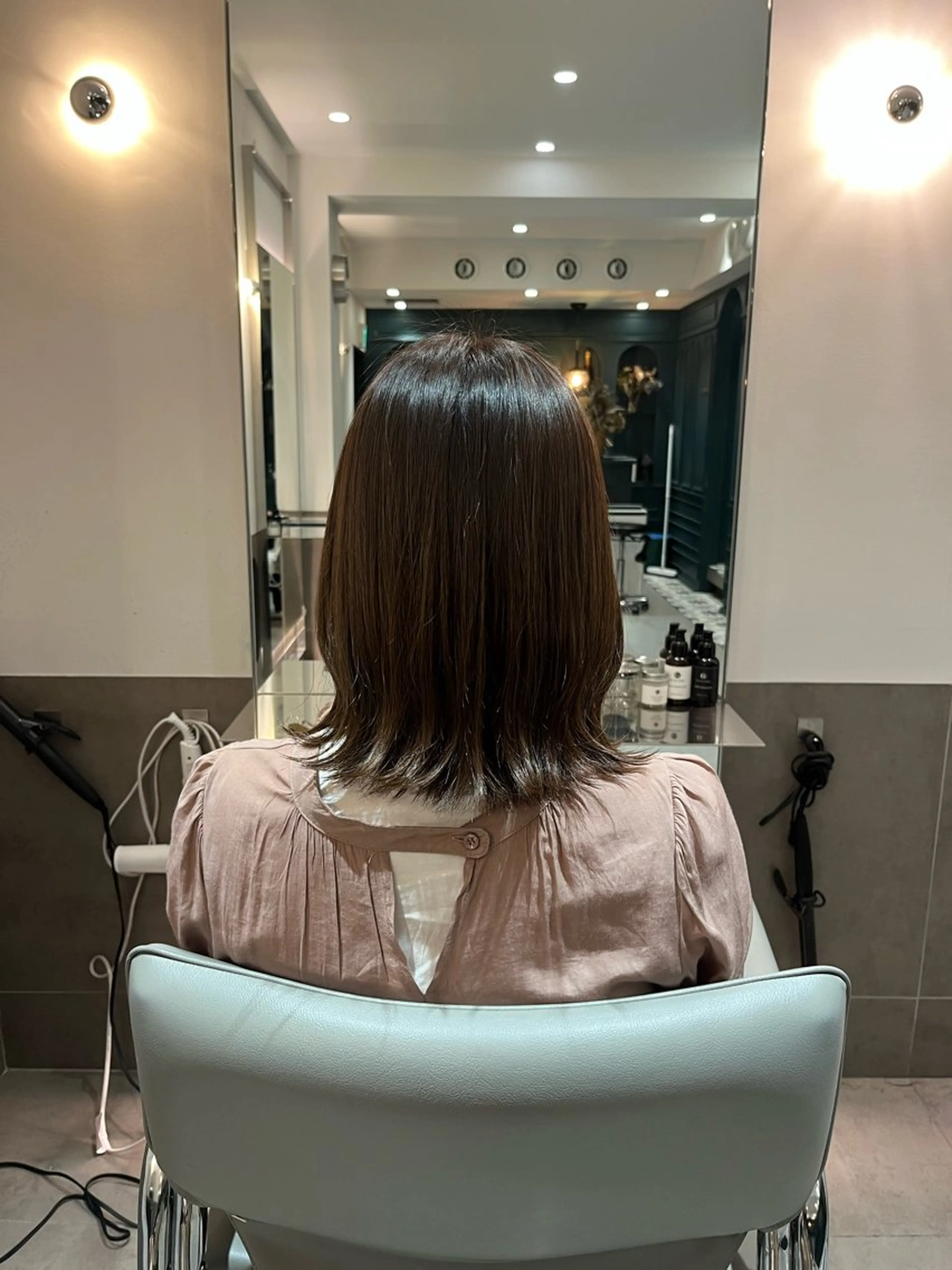 ミディアム カラー ヘアカラー 🍊暖色カラー🍊 sakuraのヘアスタイル