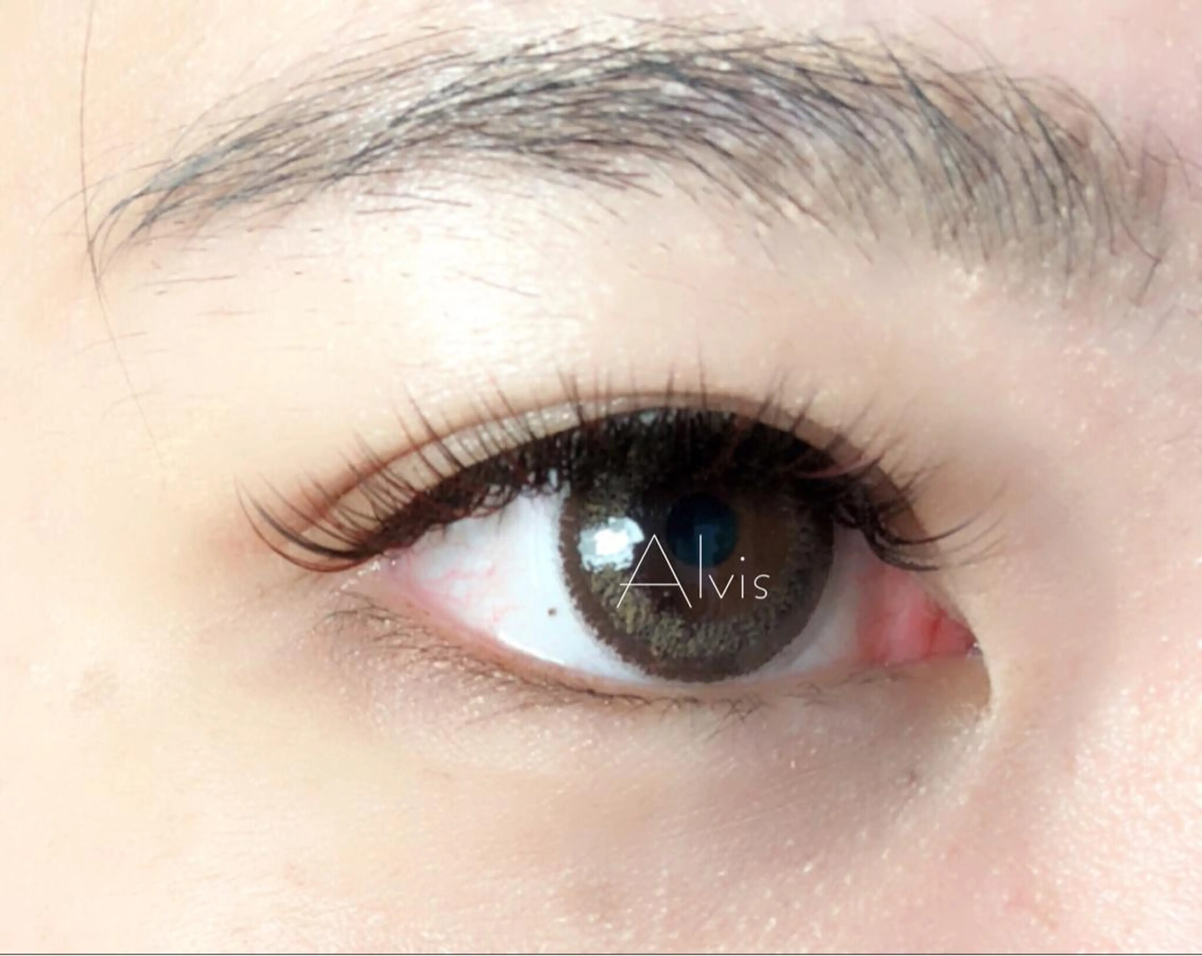 マツエク・マツパ Cカール カラーマツエク Alviseye studio清水千織のマツエク・マツパデザイン