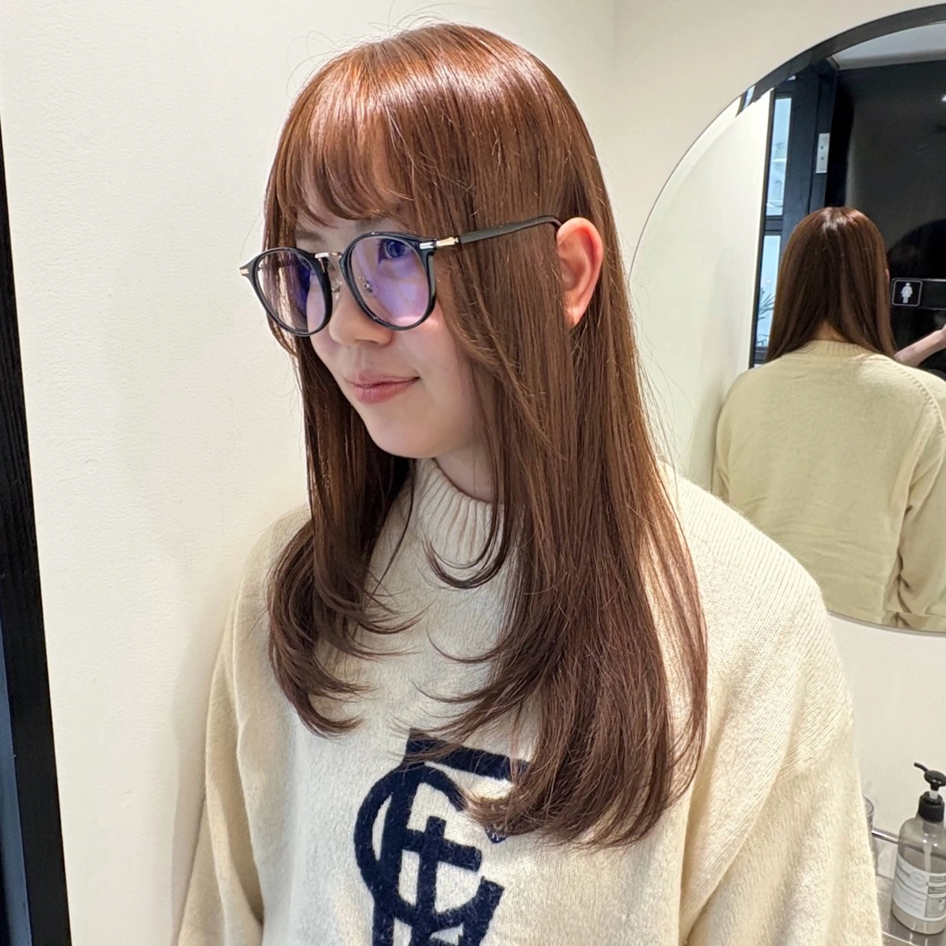 【ツヤ感たっぷり◎】カット＋トレンドカラー＋トリートメントの写真