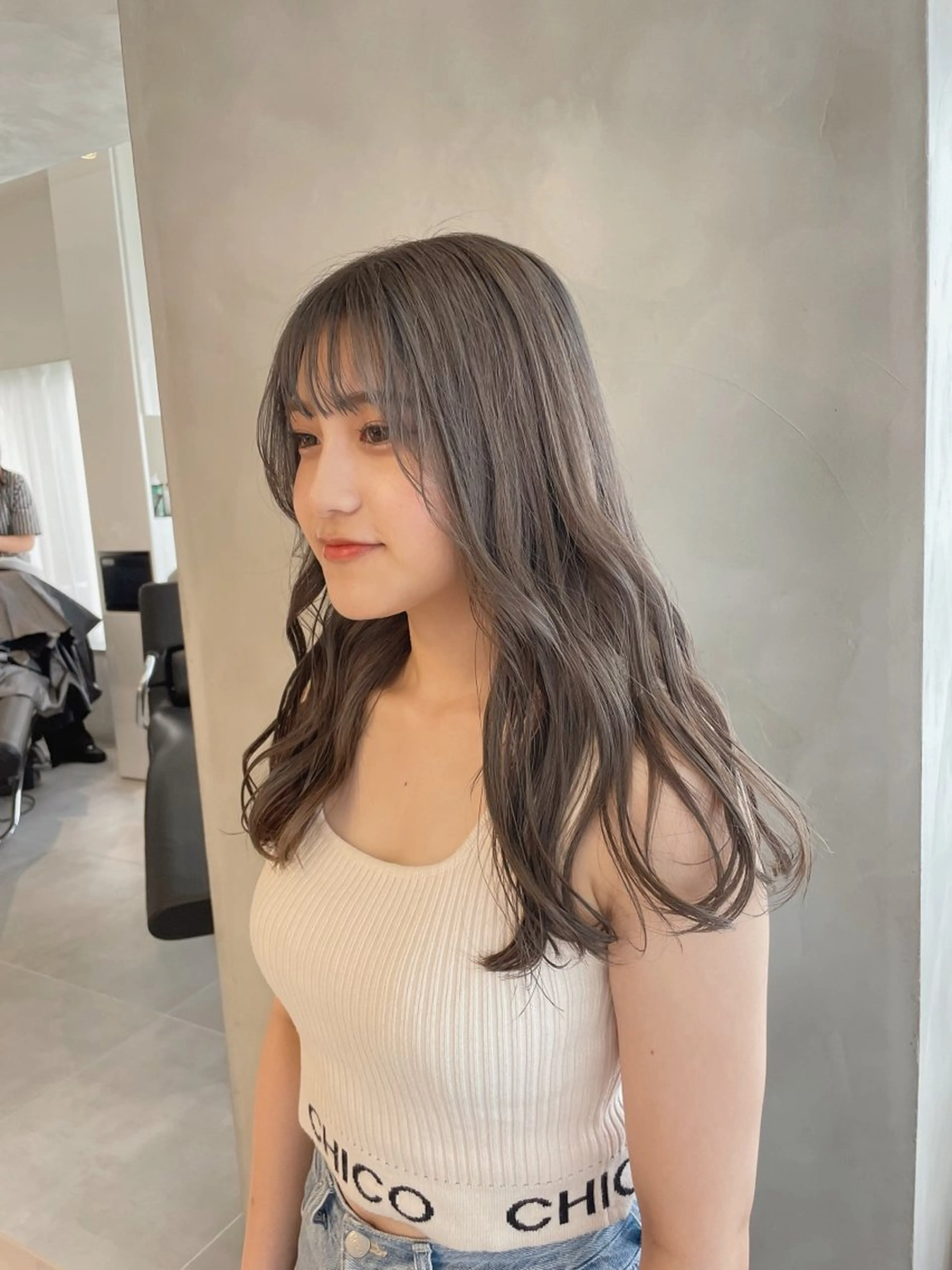 ロング カラー 🪞韓国透けhair 🪞honokaのヘアスタイル