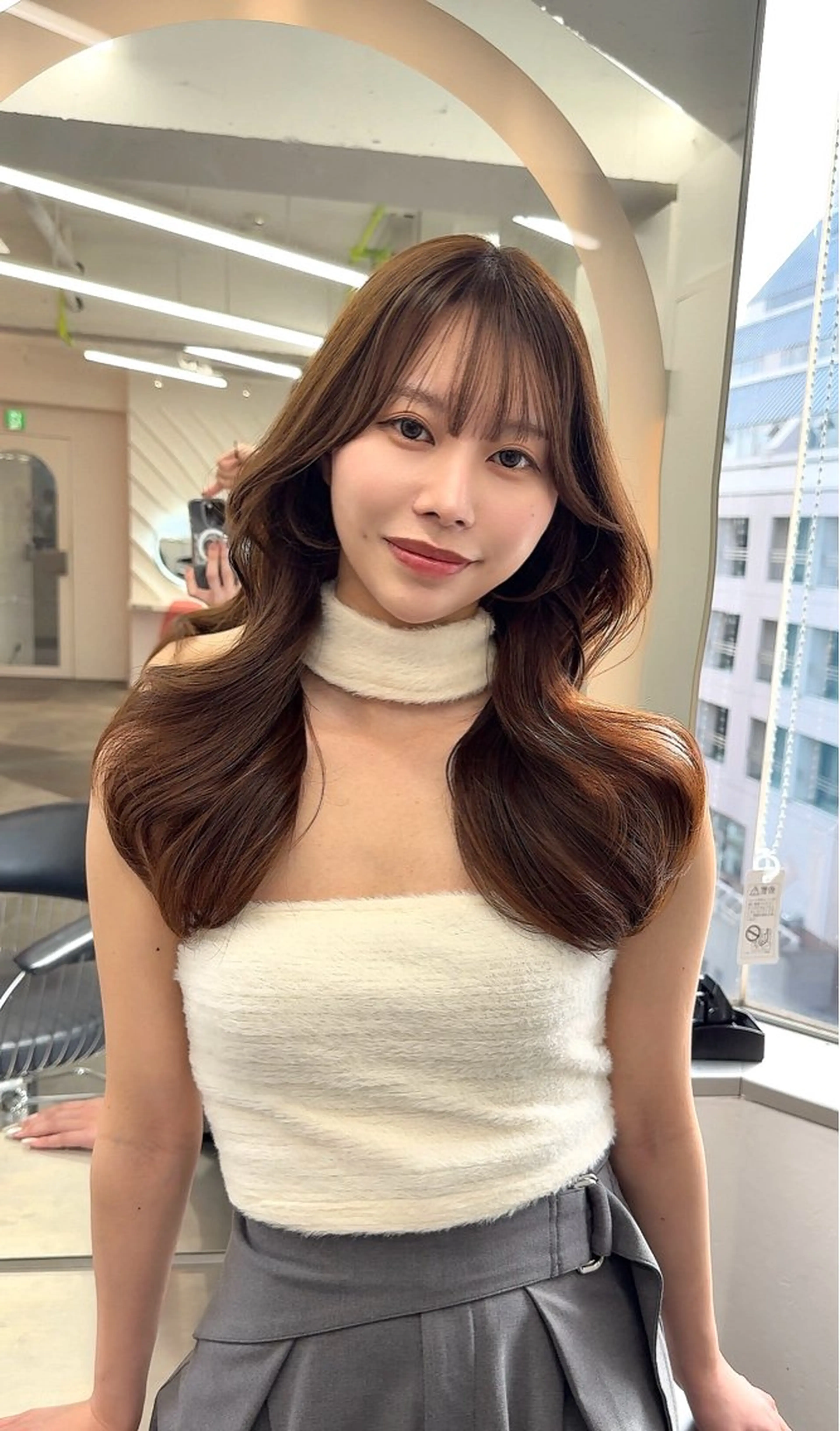 ロング カラー カット トリートメント 縮毛矯正/レイヤー/ 髪質改善/龍之介のヘアスタイル