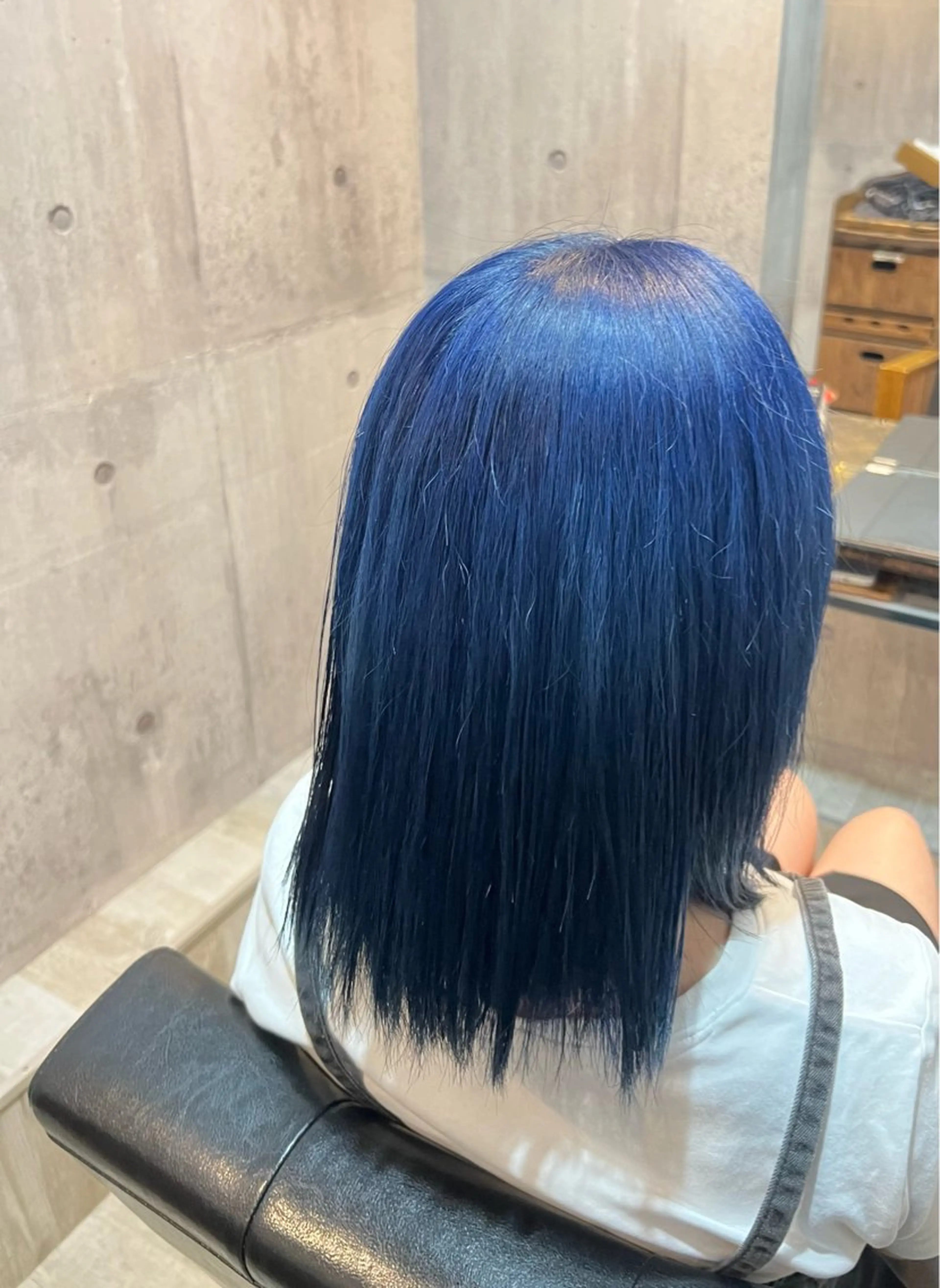 ミディアム カラー ブリーチ ダブルカラー 髪質改善🫧‪ りこのヘアスタイル