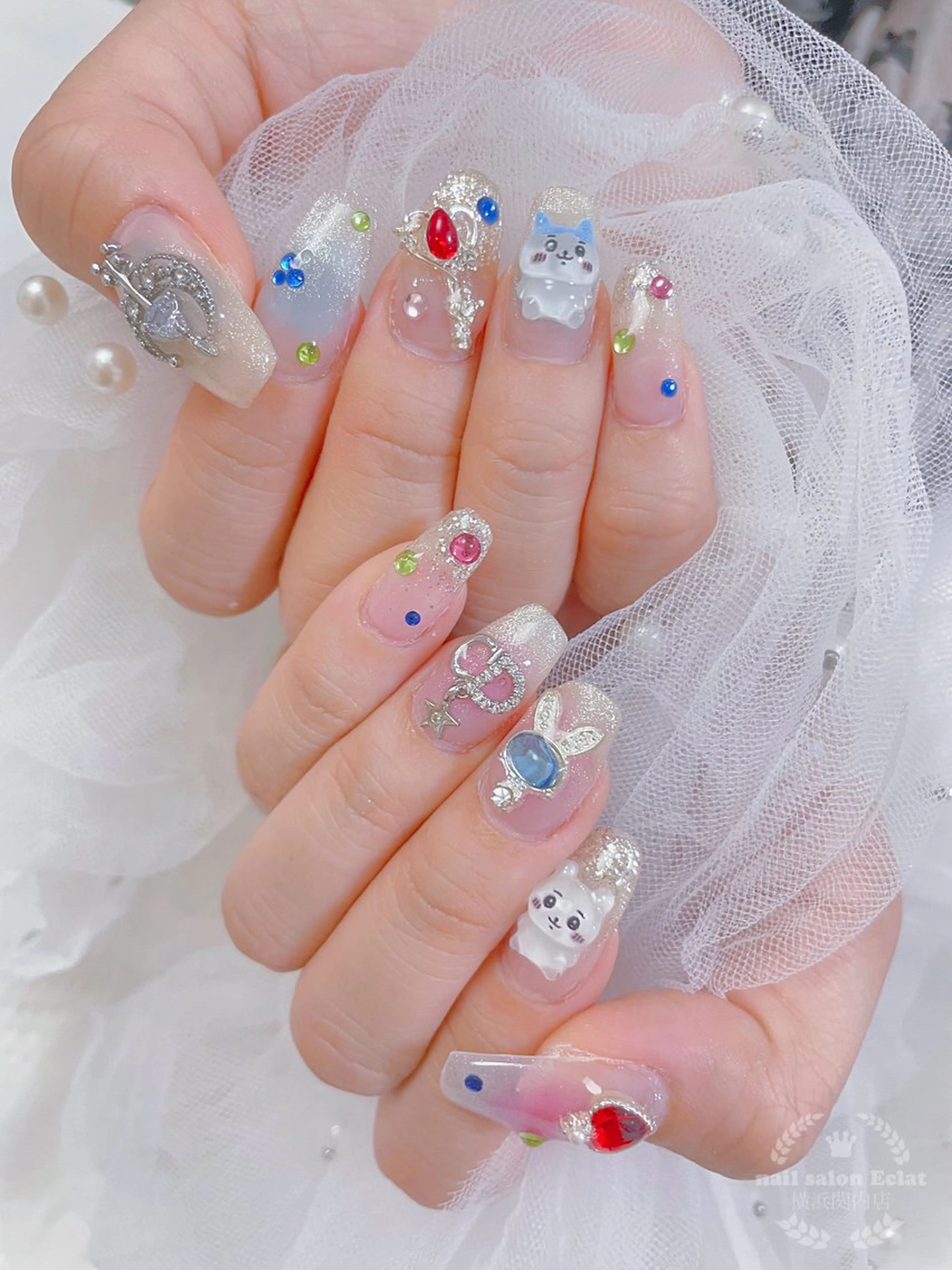 ネイル ネイルサロンエクラ 🫧Shizukaのネイルデザイン