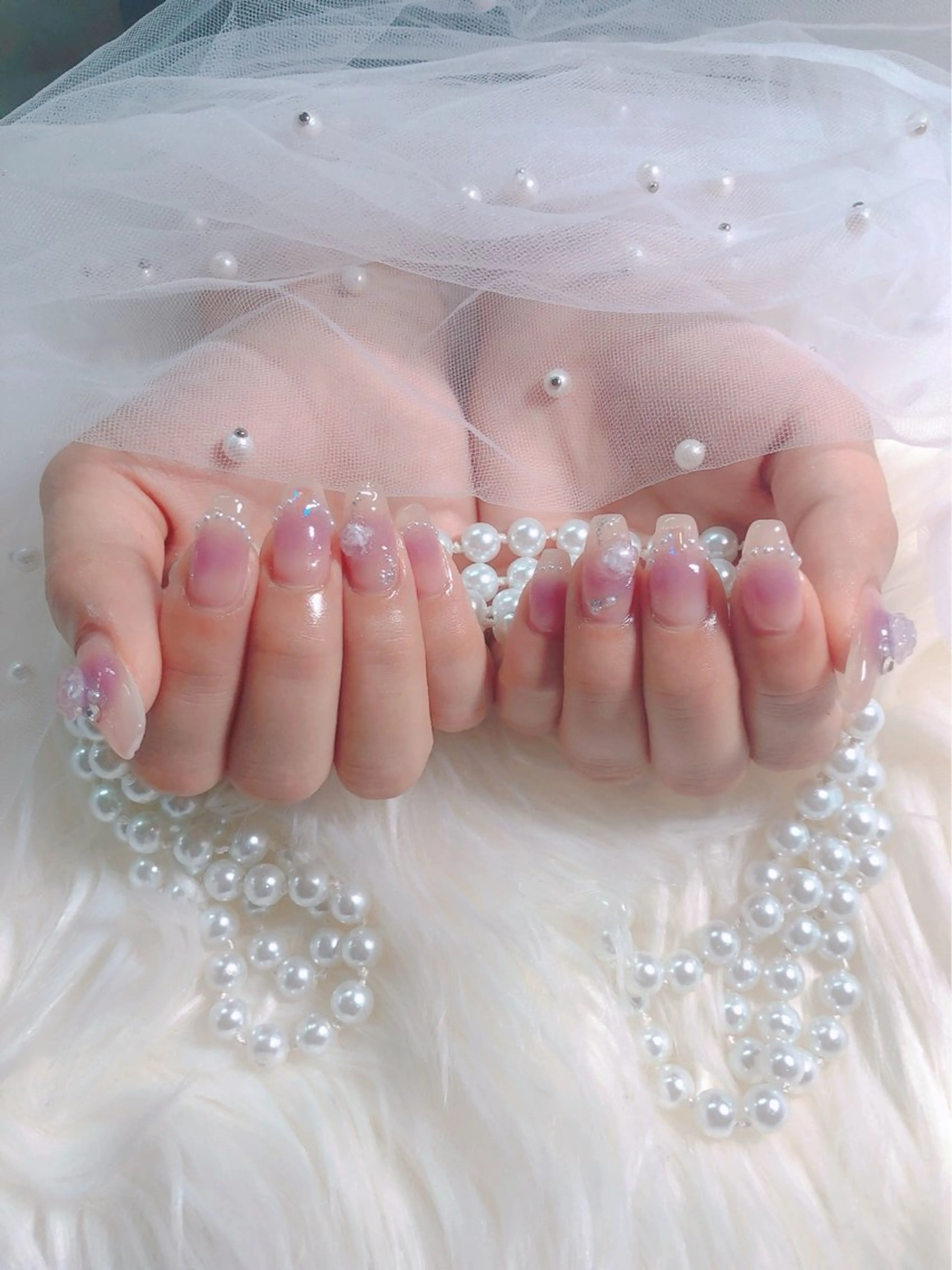 ミディアム ハンドネイル Hanaai Salon新大久保店のネイルデザイン