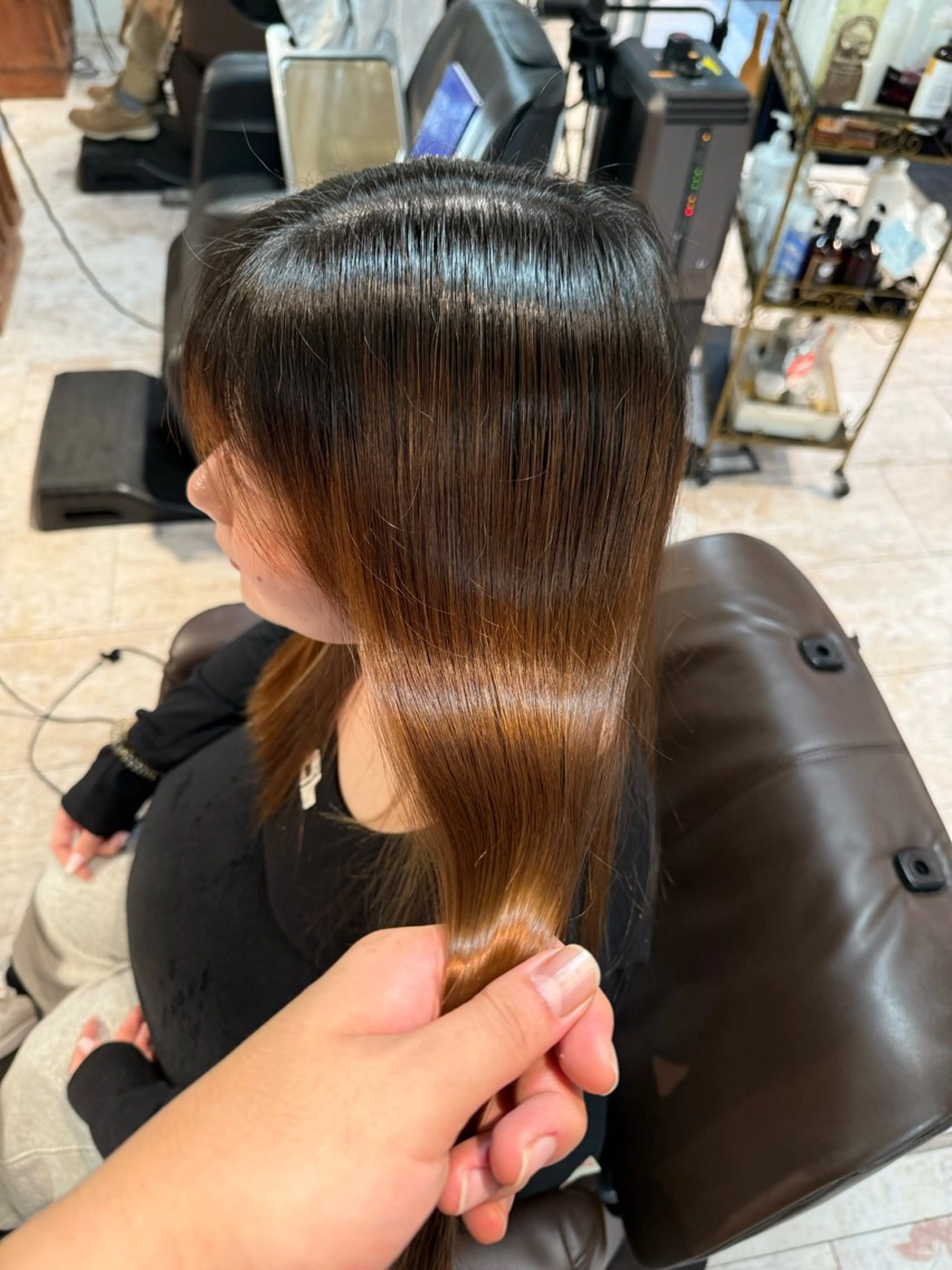 ロング カット 縮毛矯正 トリートメント 髪質改善/縮毛矯正 砂原一博のヘアスタイル