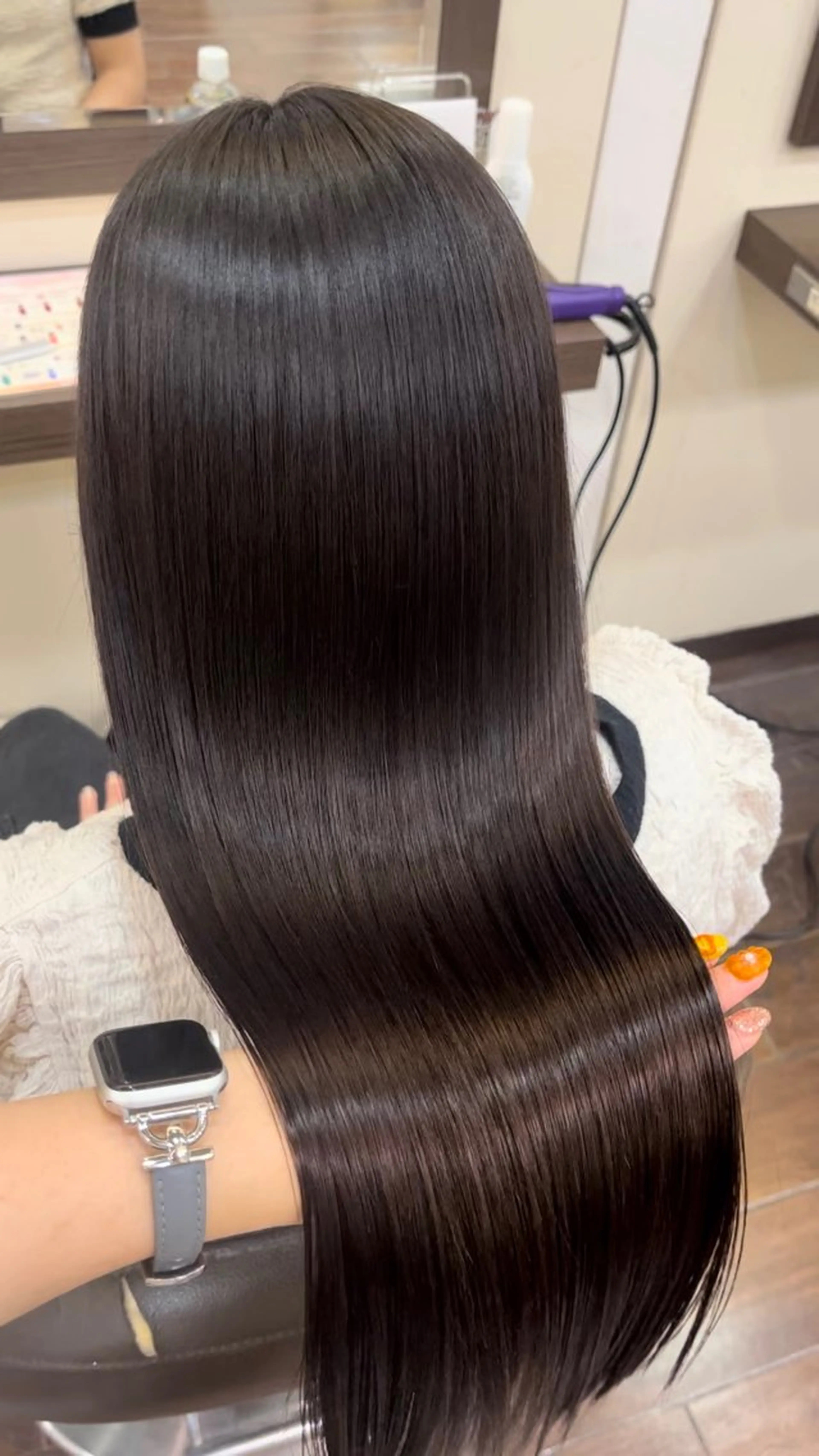 ロング カラー 髪質改善 ロング トリートメント ボブ/暖色カラー コウボヒカルのヘアスタイル