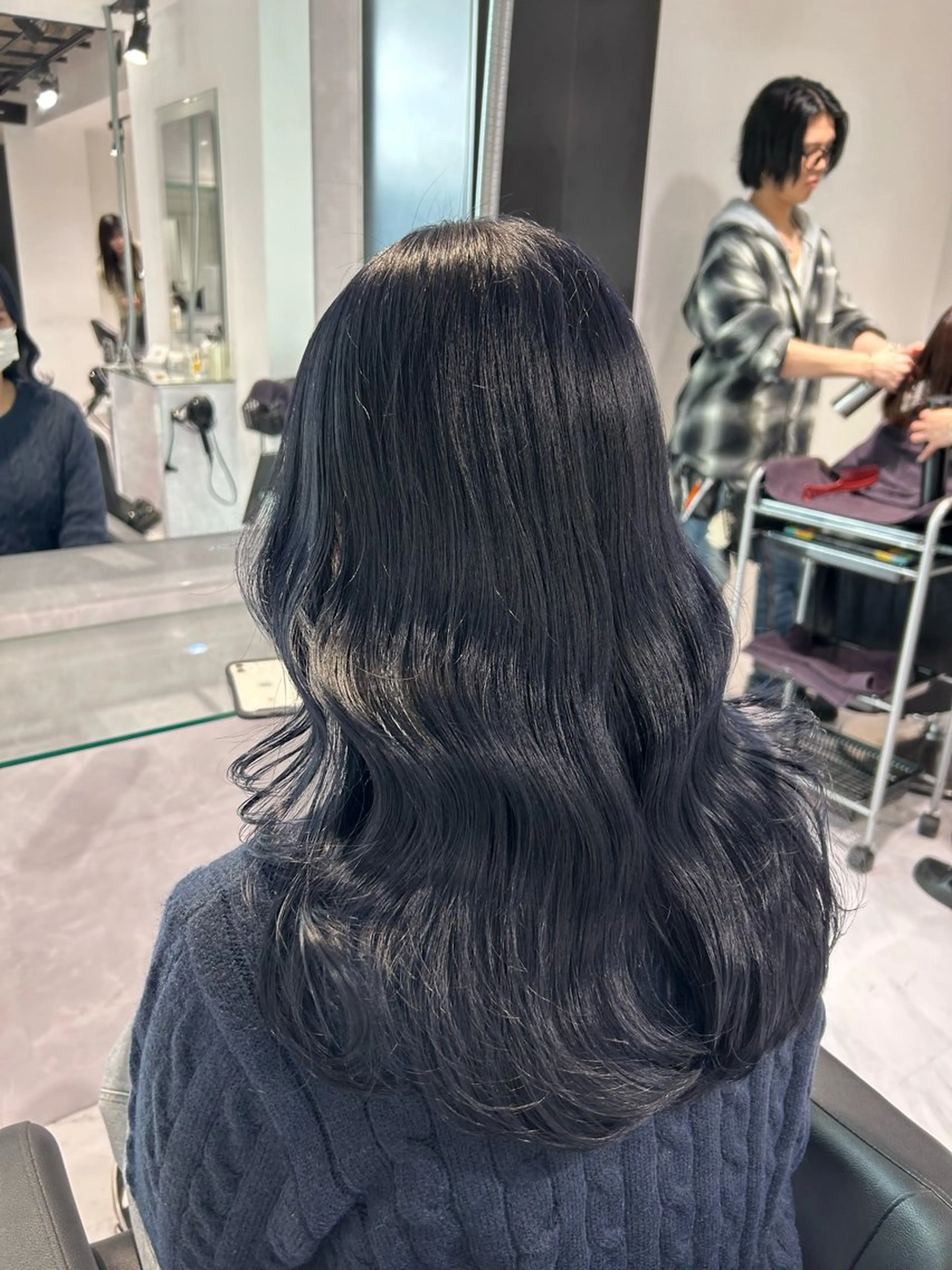 ロング カラー 表参道/透明感カラー /暗髪/ジュキヤのヘアスタイル