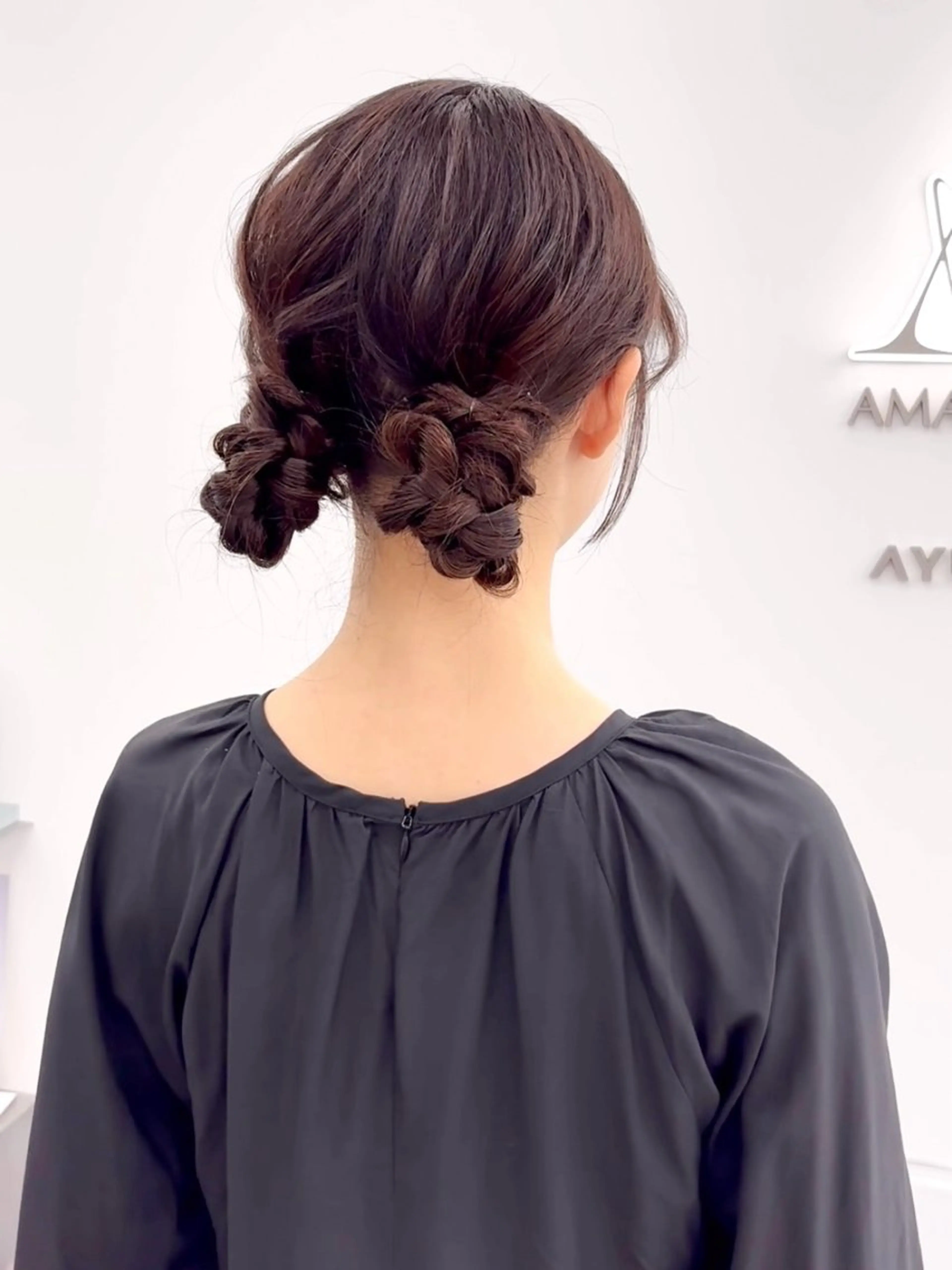 ロング 小顔カット 足立 遥奈のヘアスタイル