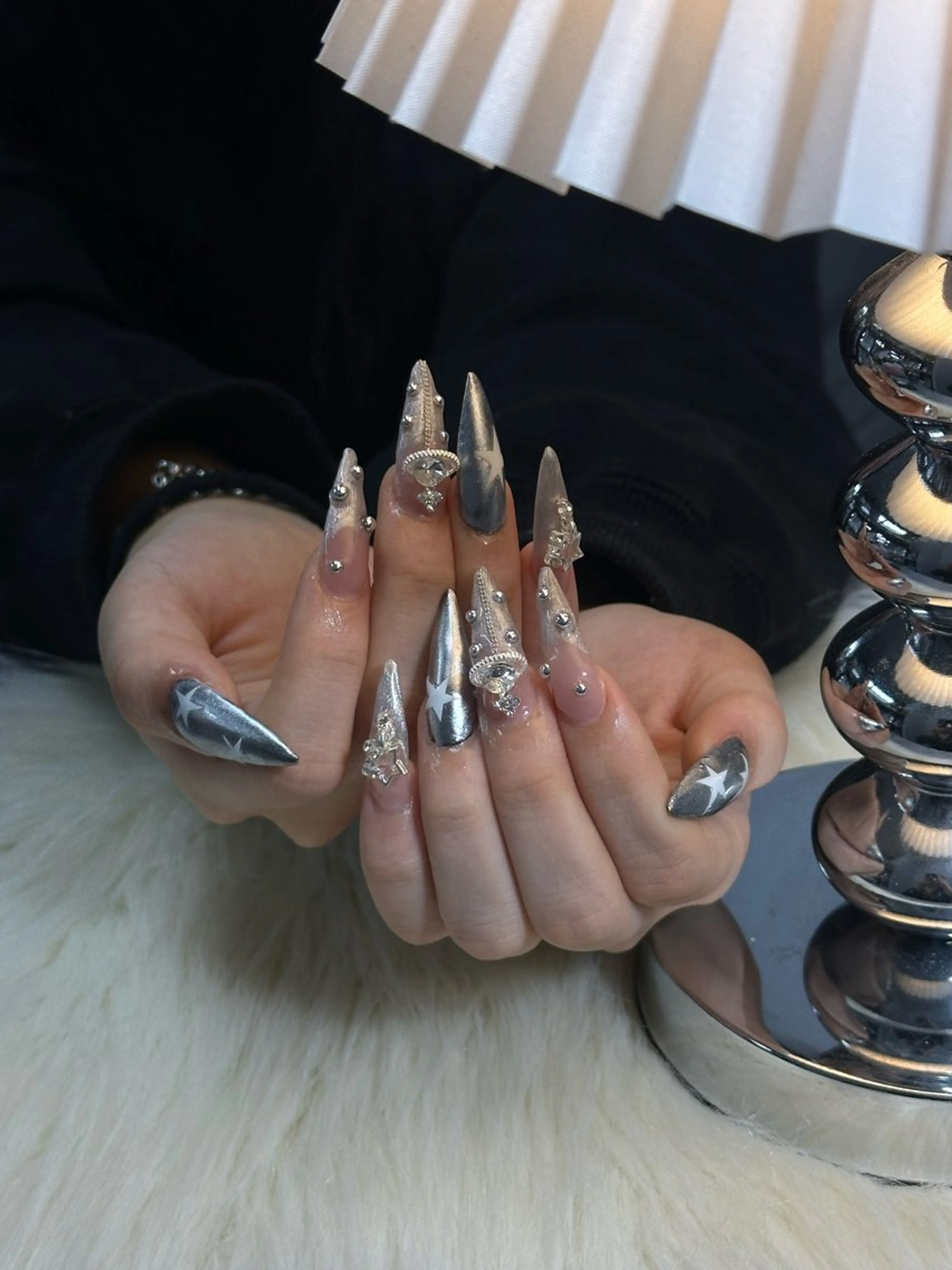 ネイル アートネイル ジェルネイル グラデーション パラジェル ワンホンネイル ハンドネイル if Hair＆Nail Salon所属・IKA /海外ネイル /個性派/ワンホンのネイルデザイン