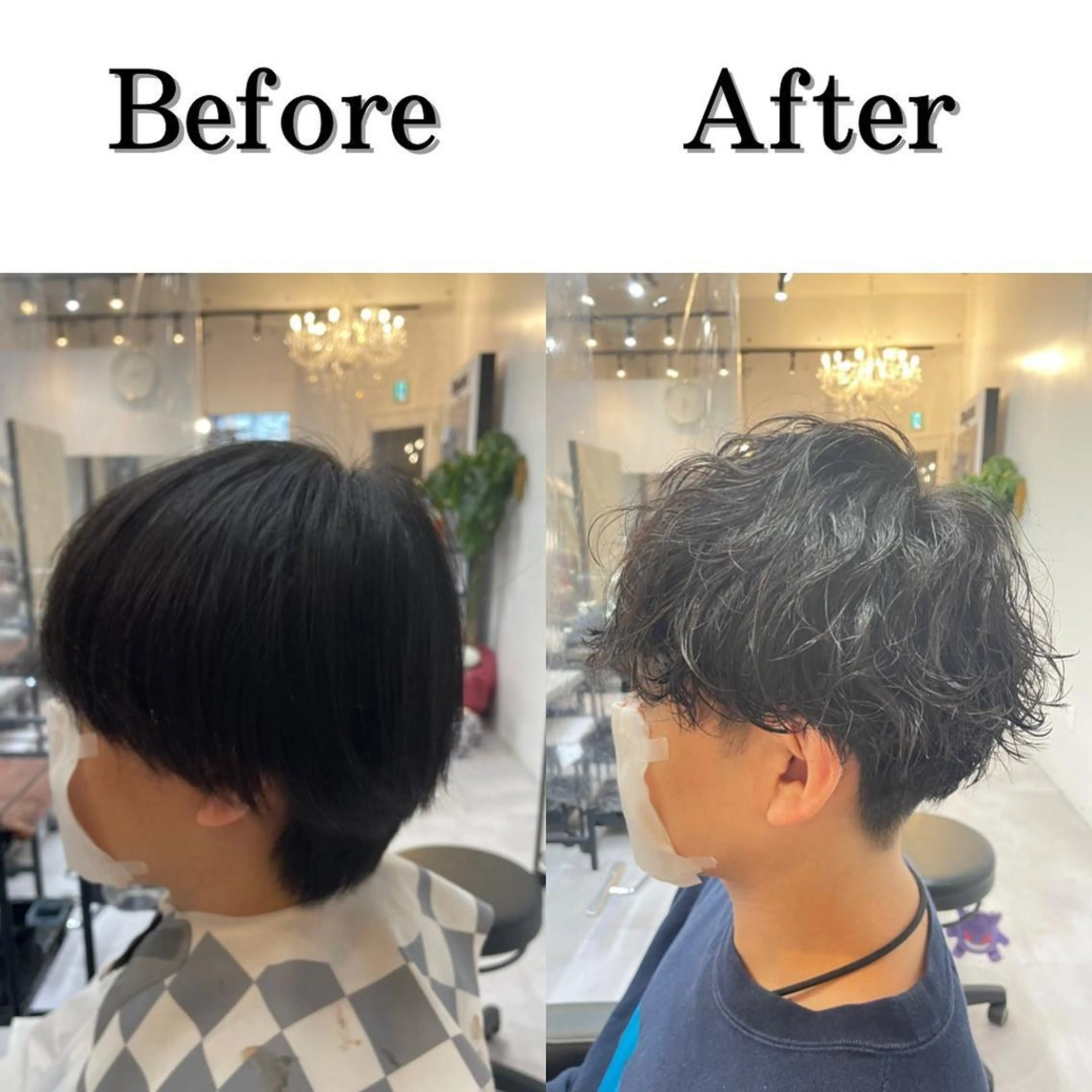 ショート 髪質改善× ハイライト溝江のヘアスタイル