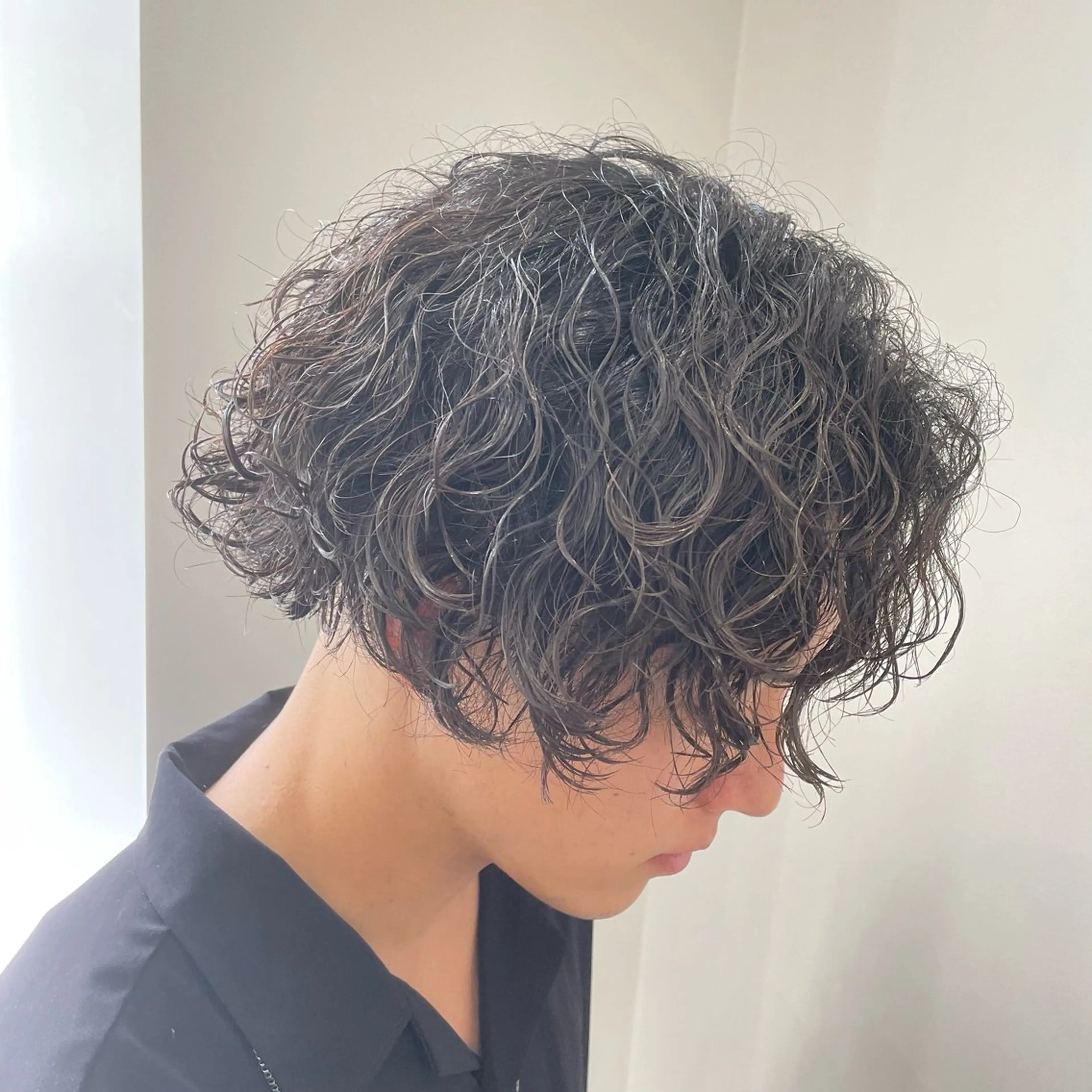 ミディアム カット パーマ 🔥縦落ちツイスパ 🔥鈴木健紀のヘアスタイル