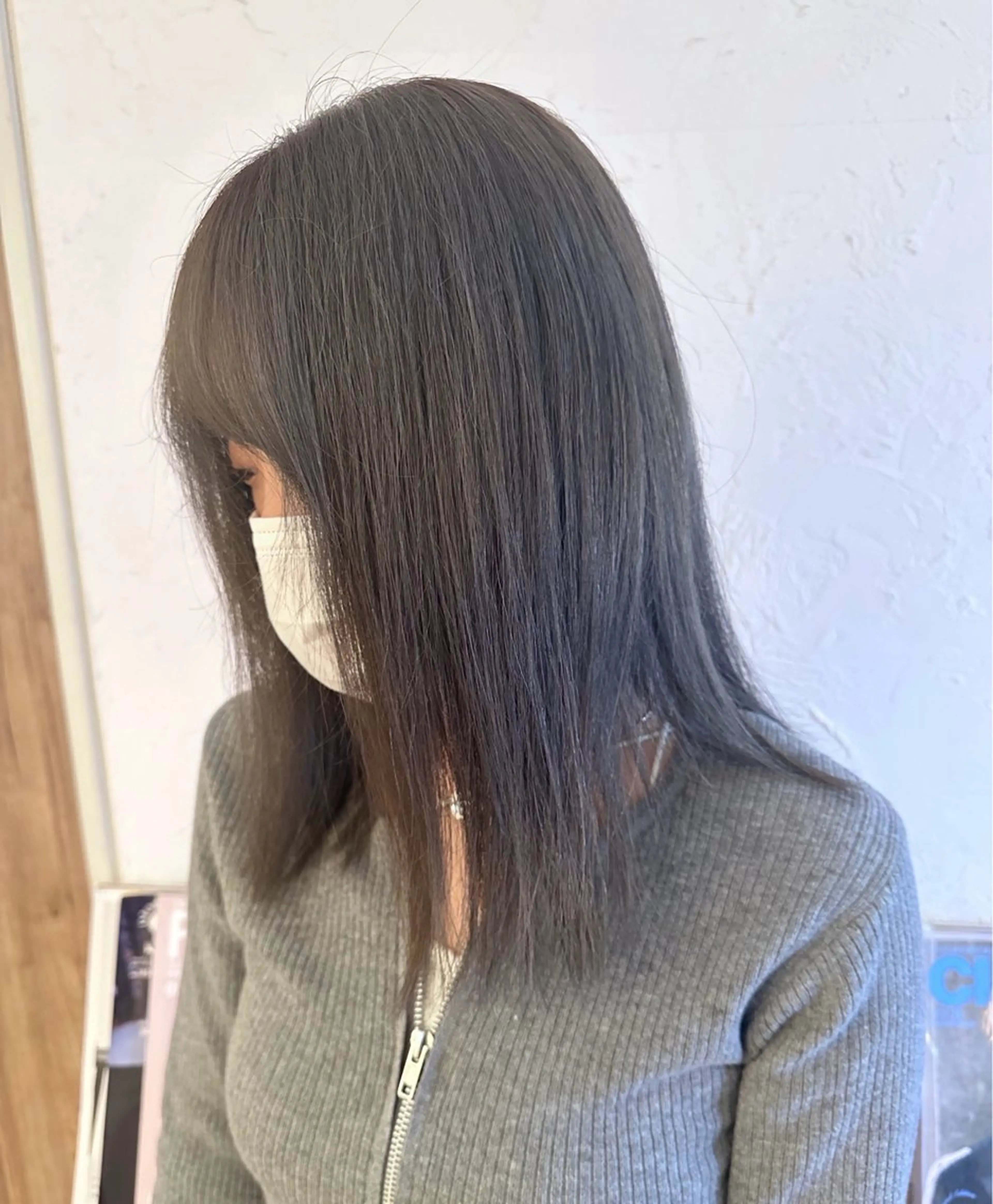 ミディアム cie所属・ふくし りこのヘアスタイル