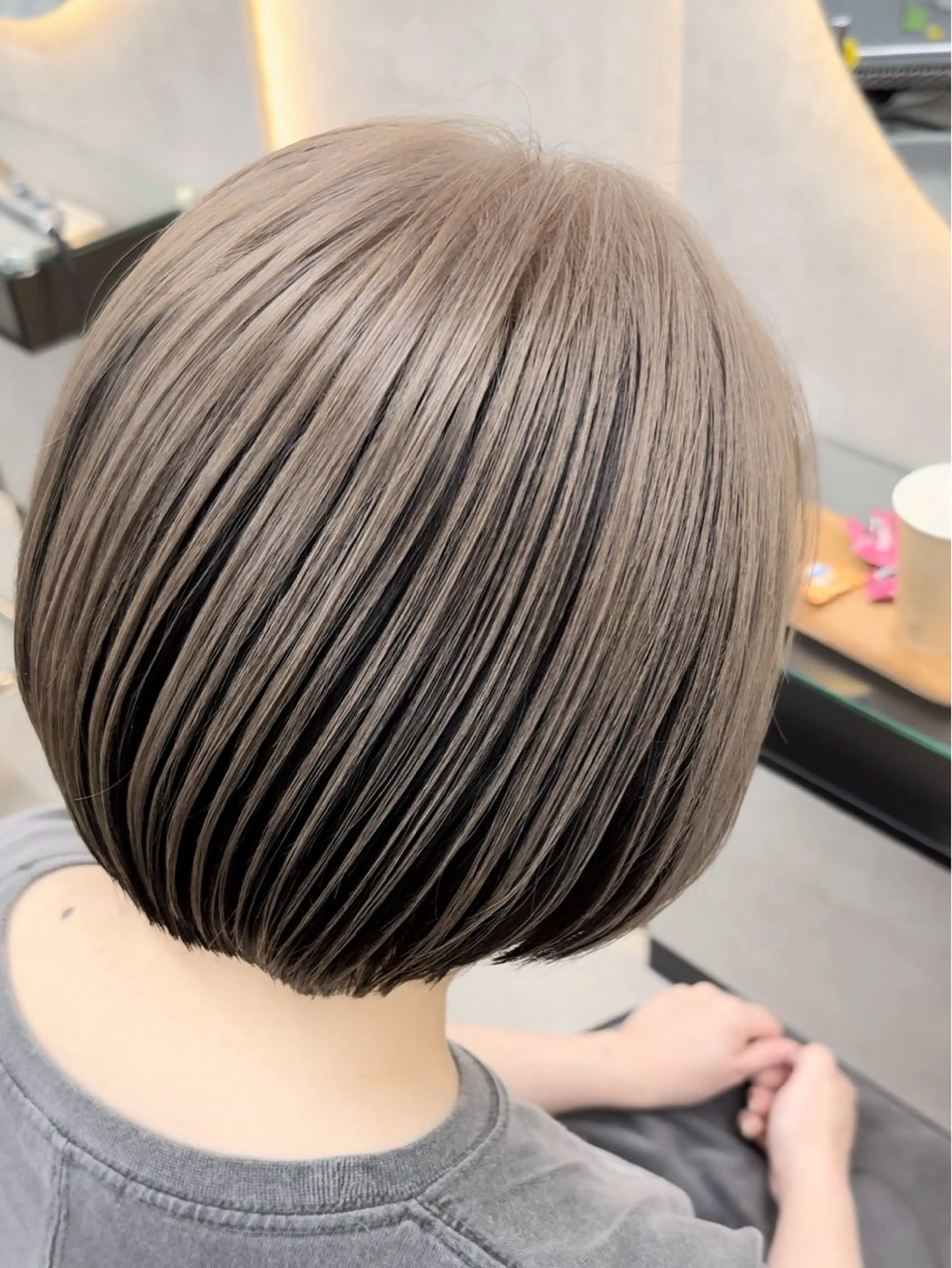 ショート ヘアカラー トリートメント 🧋ミルクティー 職人🧋のヘアスタイル