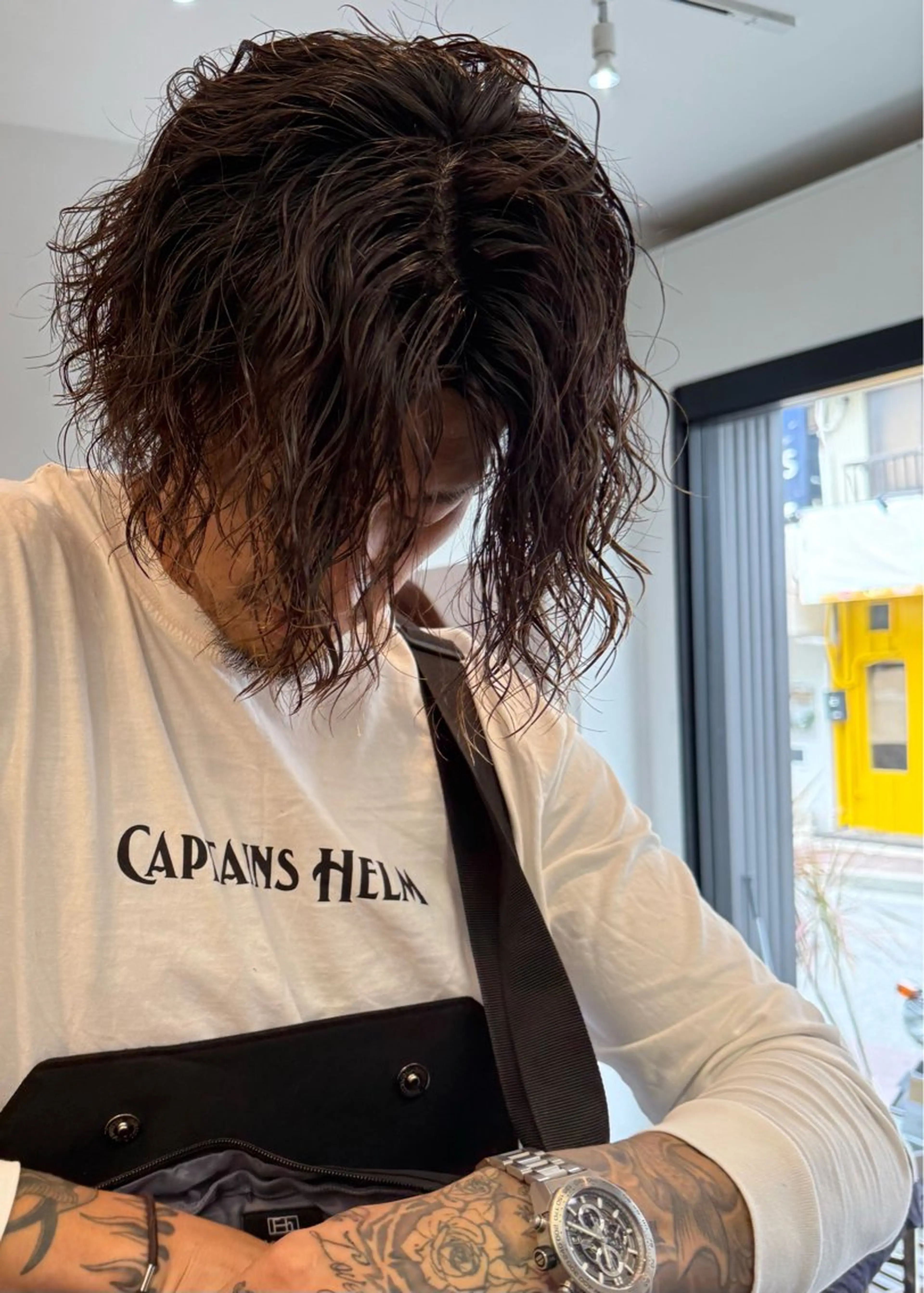 【女性目線のかっこいい無造作感】カット＋ツイスパ＋生オイルTR ¥9,800の写真