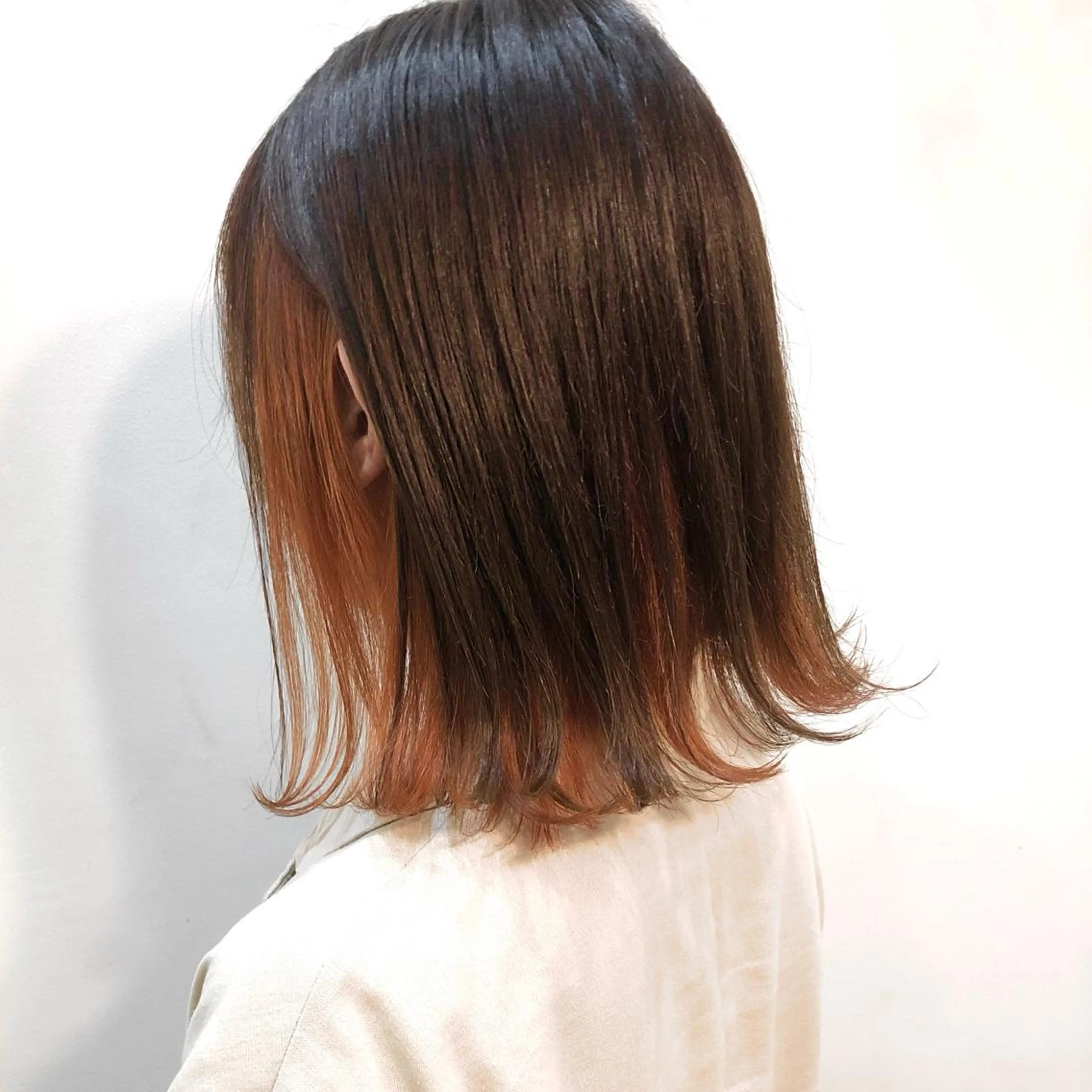 カラー オレンジ ヘアカラー 【髪質改善】 川津翔太のヘアスタイル