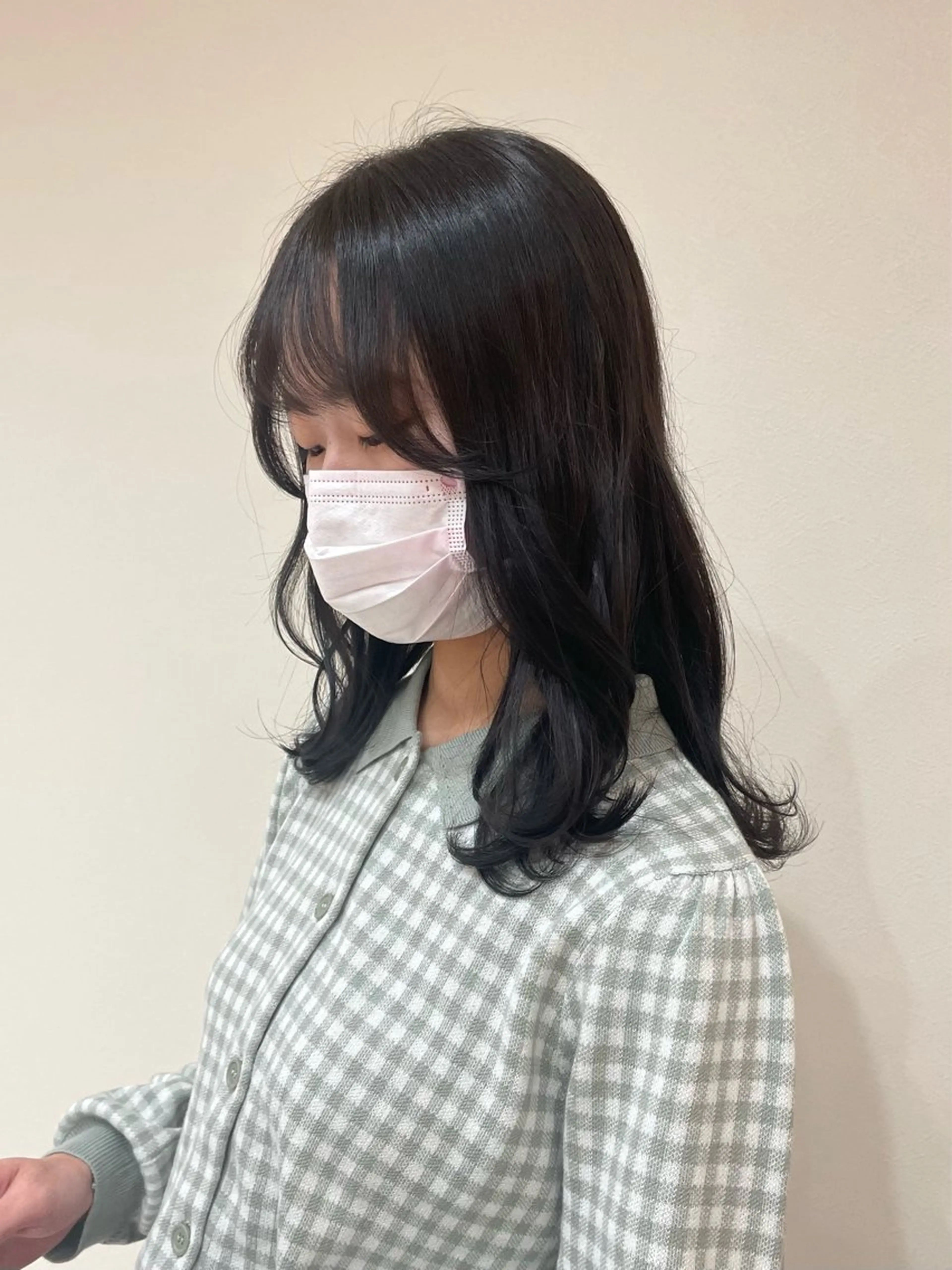 ミディアム ヘアカラー トリートメント ベージュカラー🧸/ 松崎/東区/高橋理沙のヘアスタイル