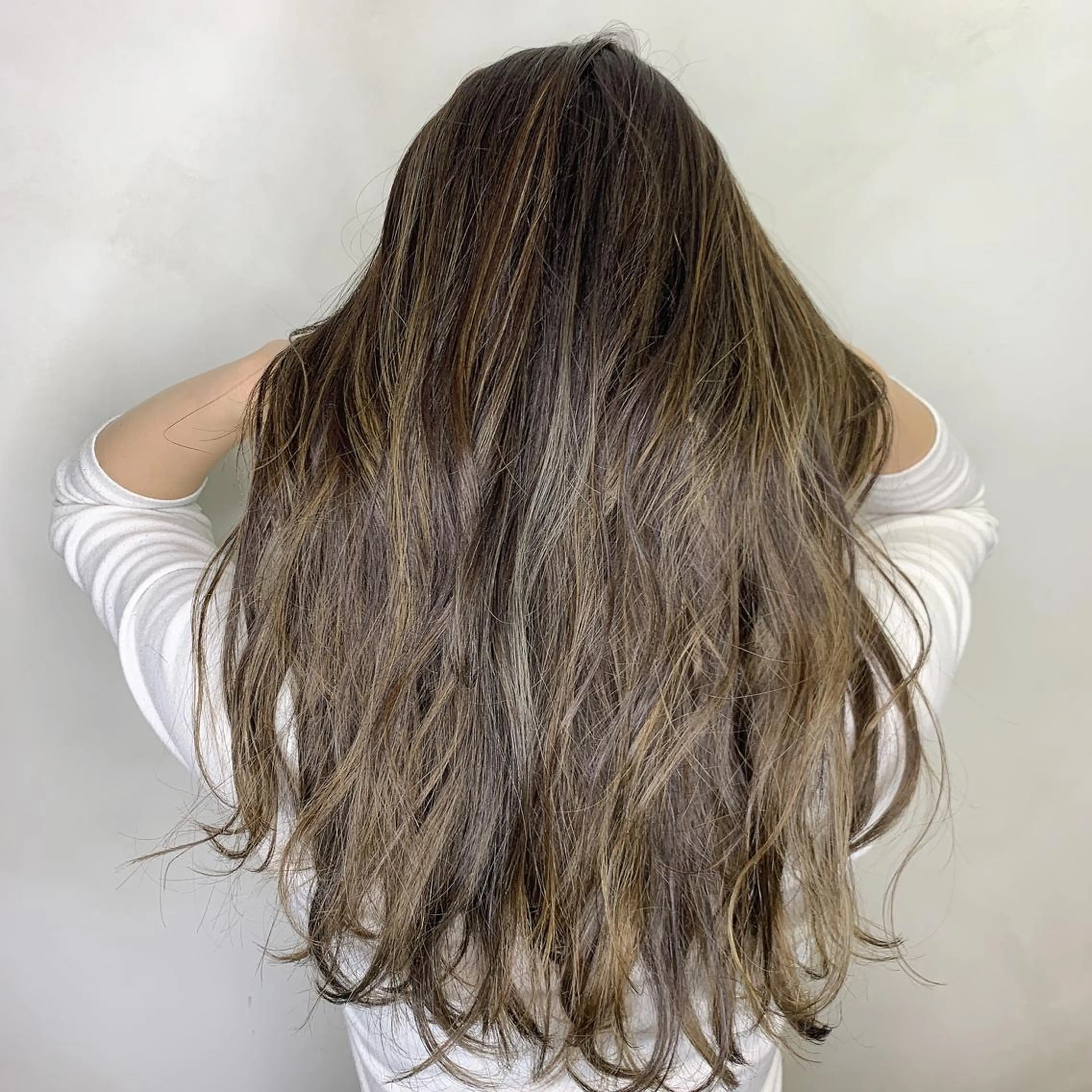 ロング カラー ハイライトカラー ハイライト カット ヘアカラー トリートメント AUBE HAIRazul吉祥寺所属・髪質改善✨幹細胞✨ ウルツヤ🌈清水　祥のヘアスタイル