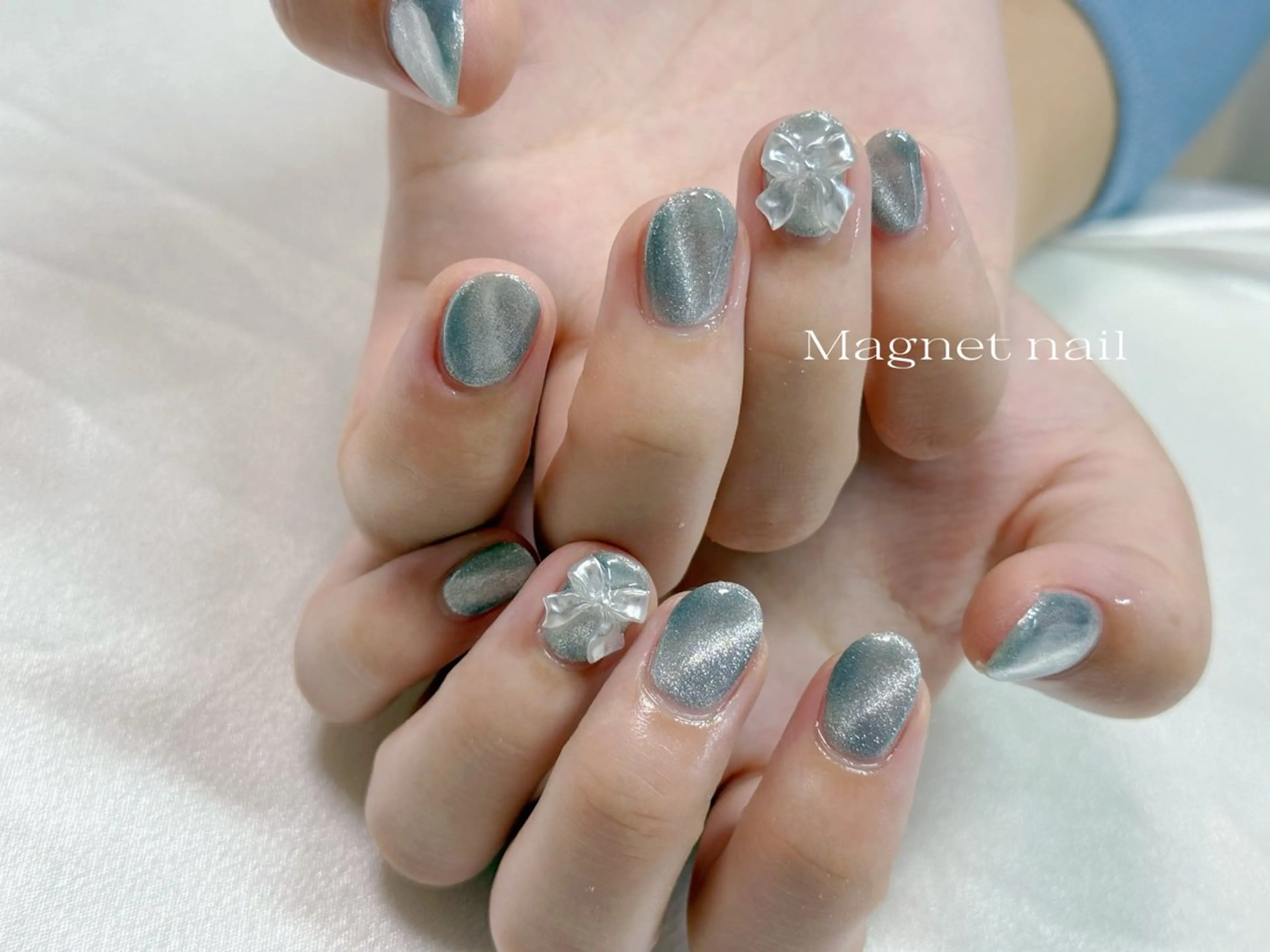 ネイル マグネットネイル ハンドネイル ~Sol&Luna~ Momonaのネイルデザイン