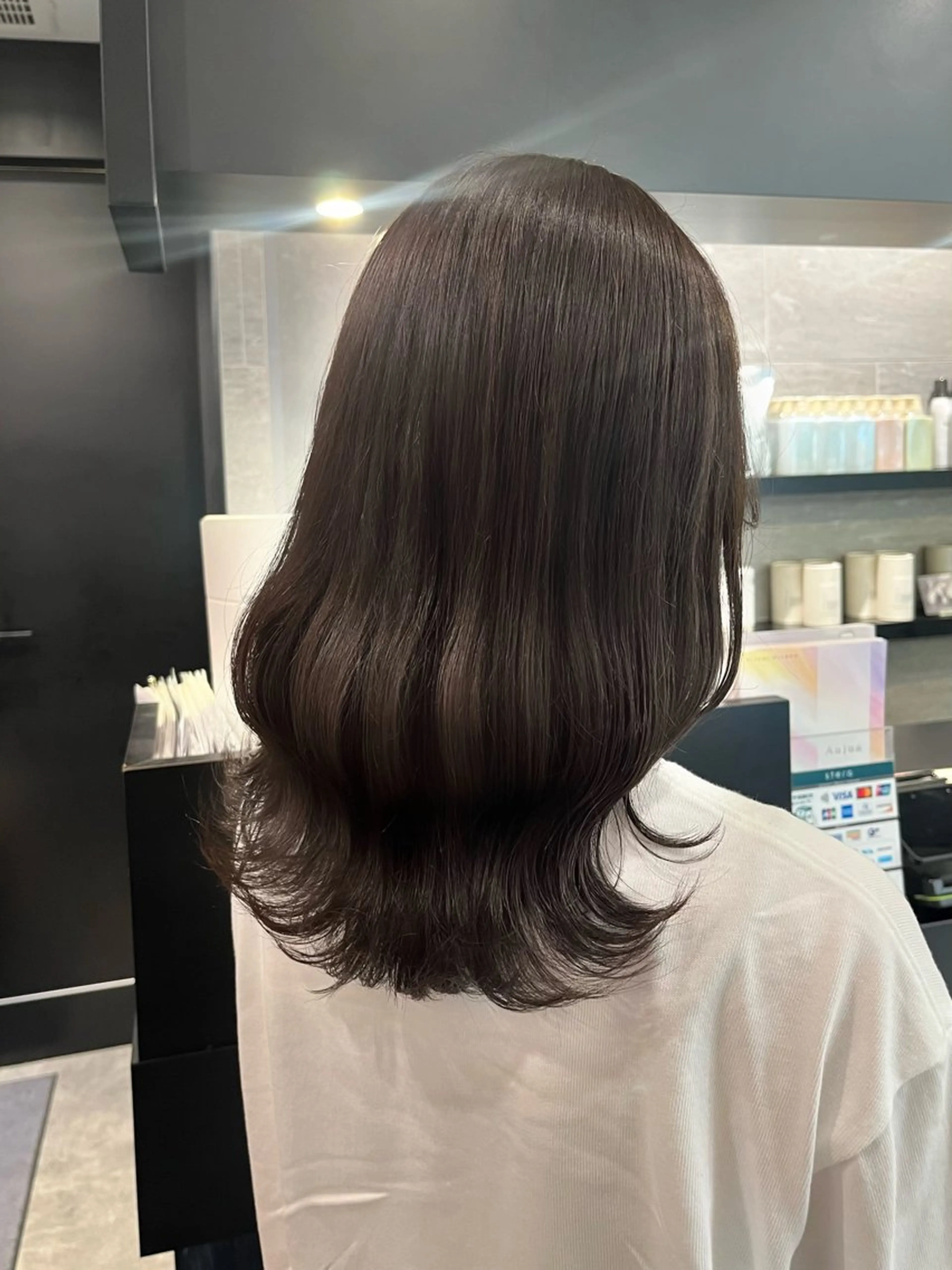 ミディアム ヘアカラー ダブルカラー🫐 /まゆ🎀のヘアスタイル