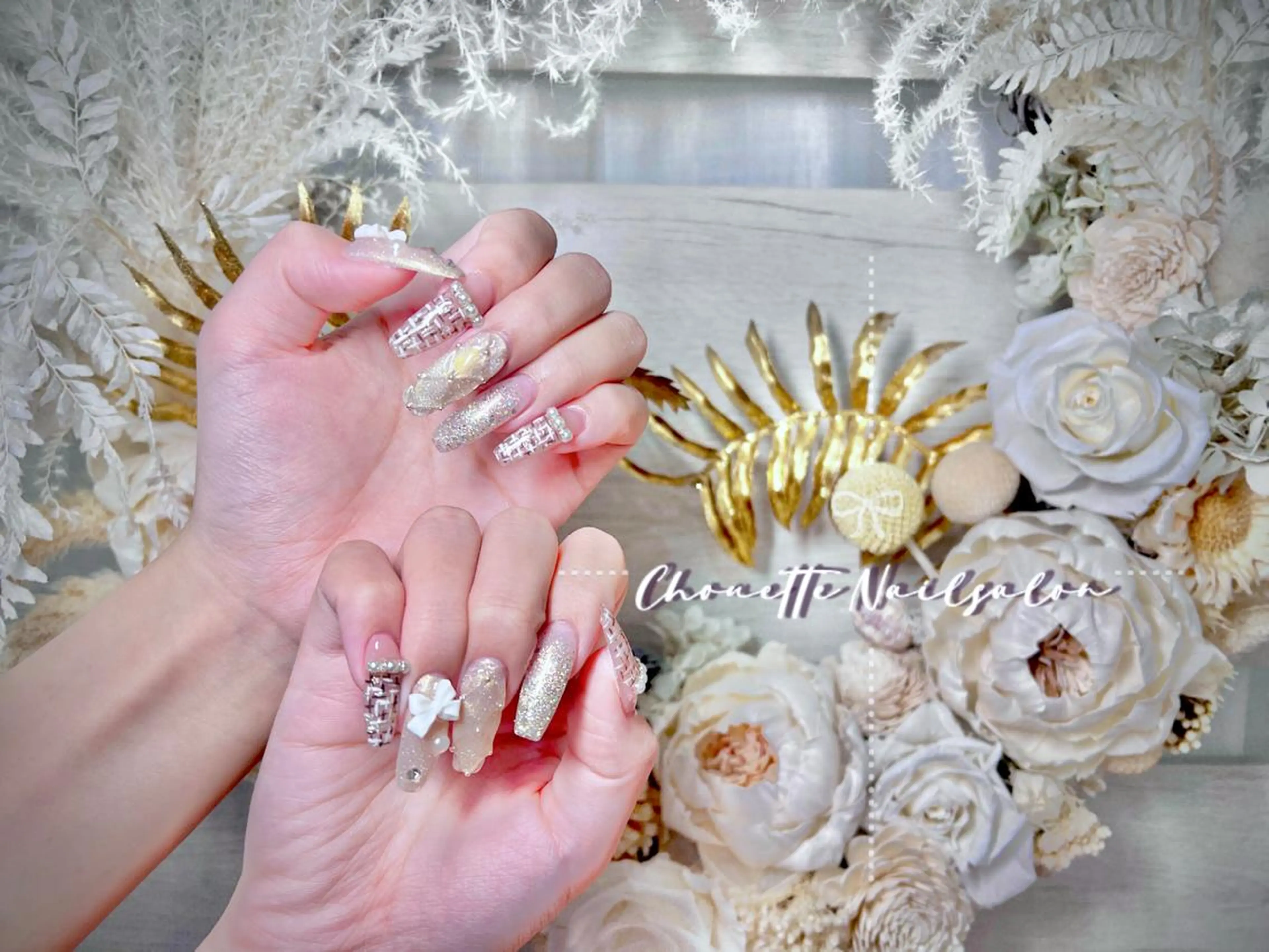 ロング ハンドネイル Chouette Nailのネイルデザイン