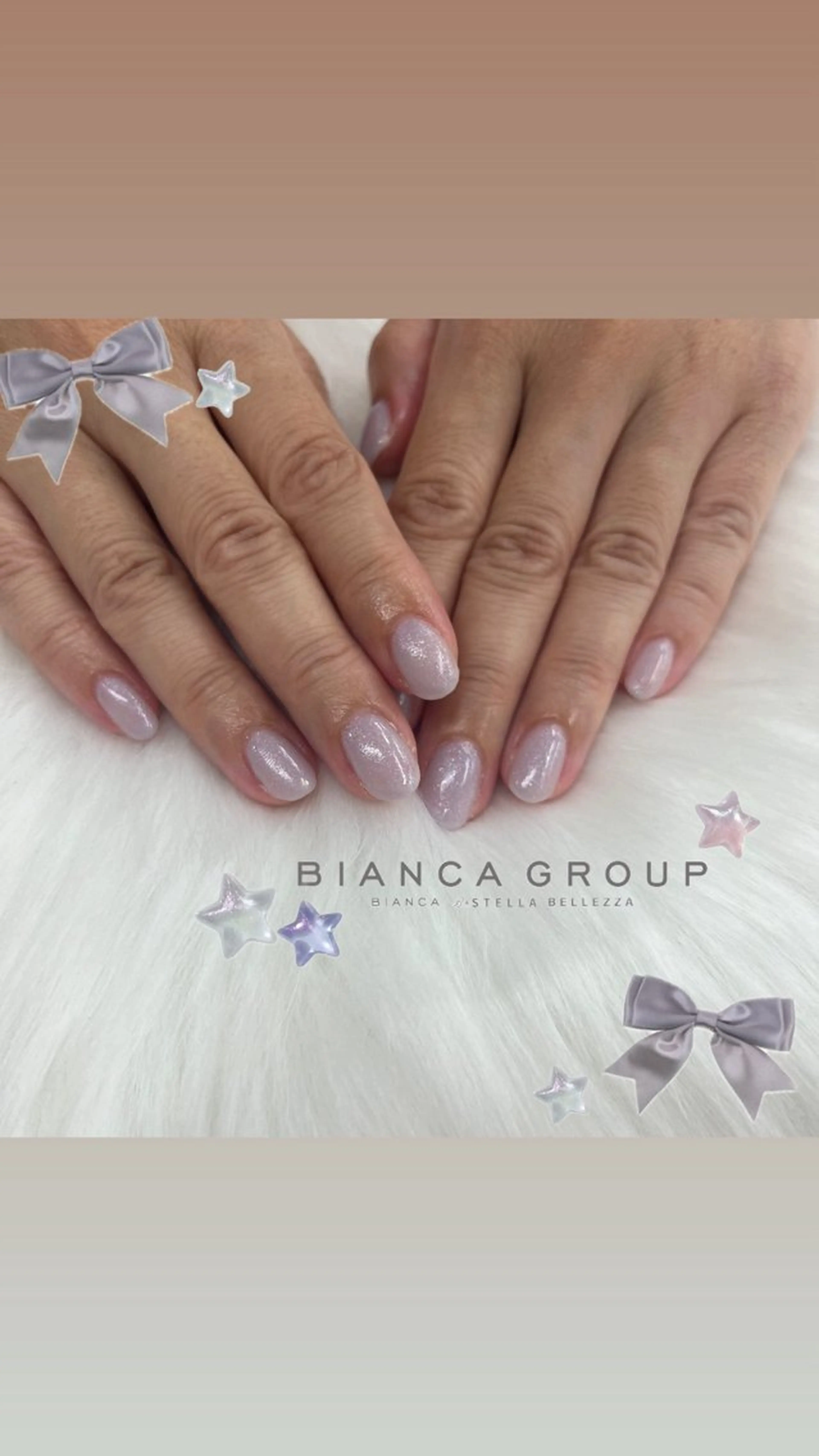 ネイル ハンドネイル Bianca 立川 Kouno ⭐️のネイルデザイン