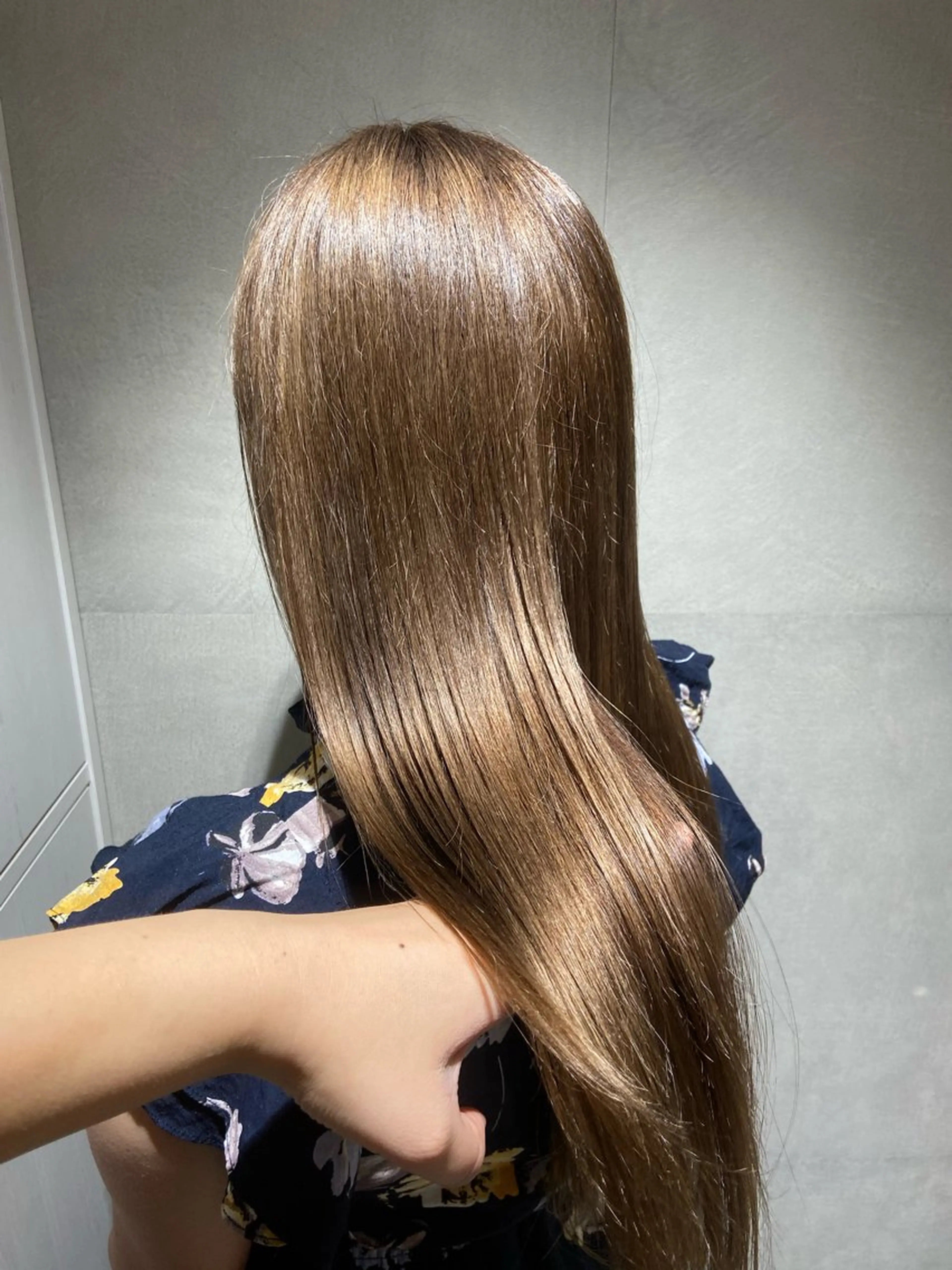 ロング カラー 髪質改善/オオイシ ナツミのヘアスタイル