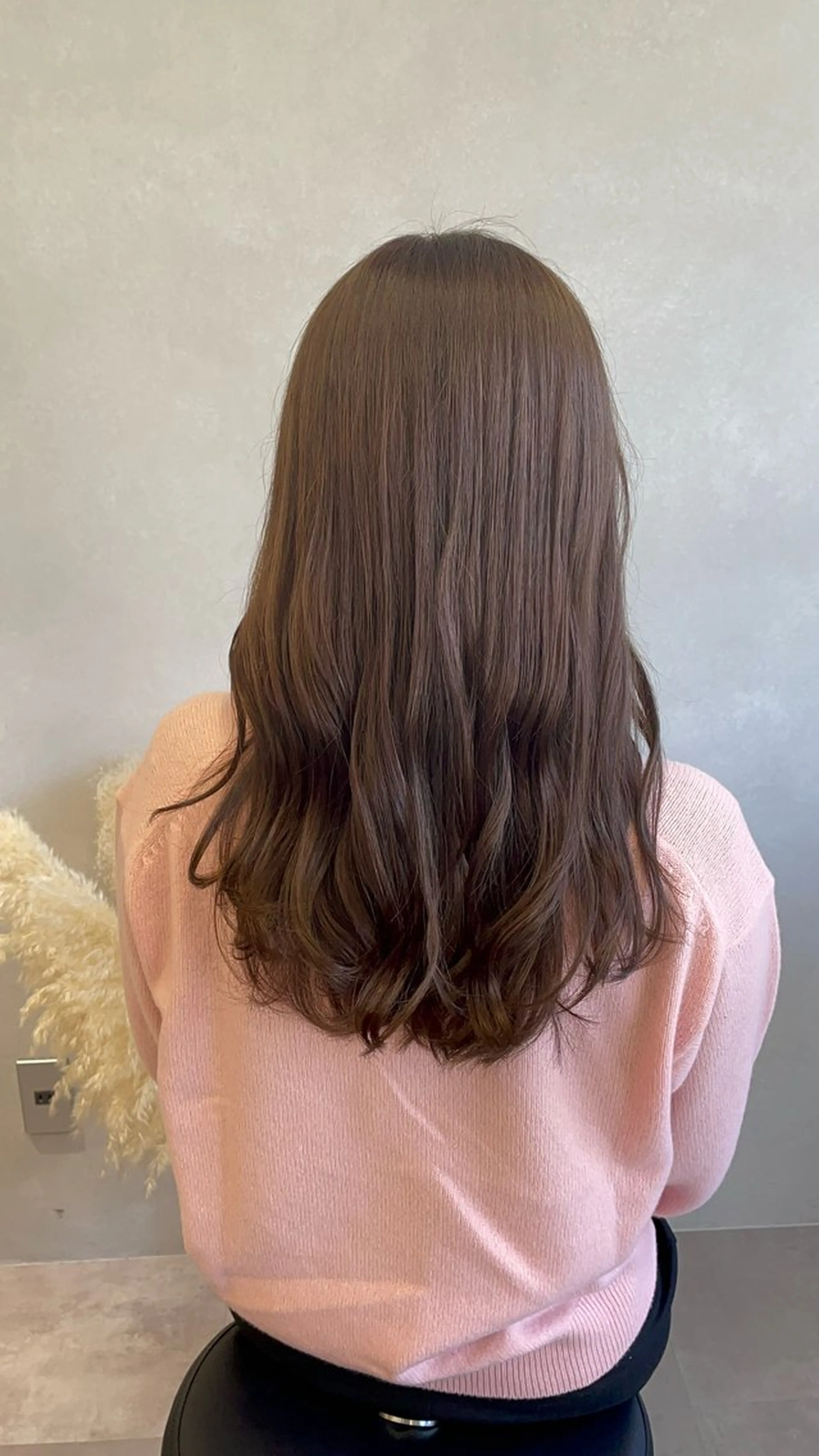 ロング カラー ヘアアレンジ ブラウンカラー ナチュラルブラウン カット ヘアカラー トリートメント ベージュ/オリーブ ボブ/小笠原汐海のヘアスタイル
