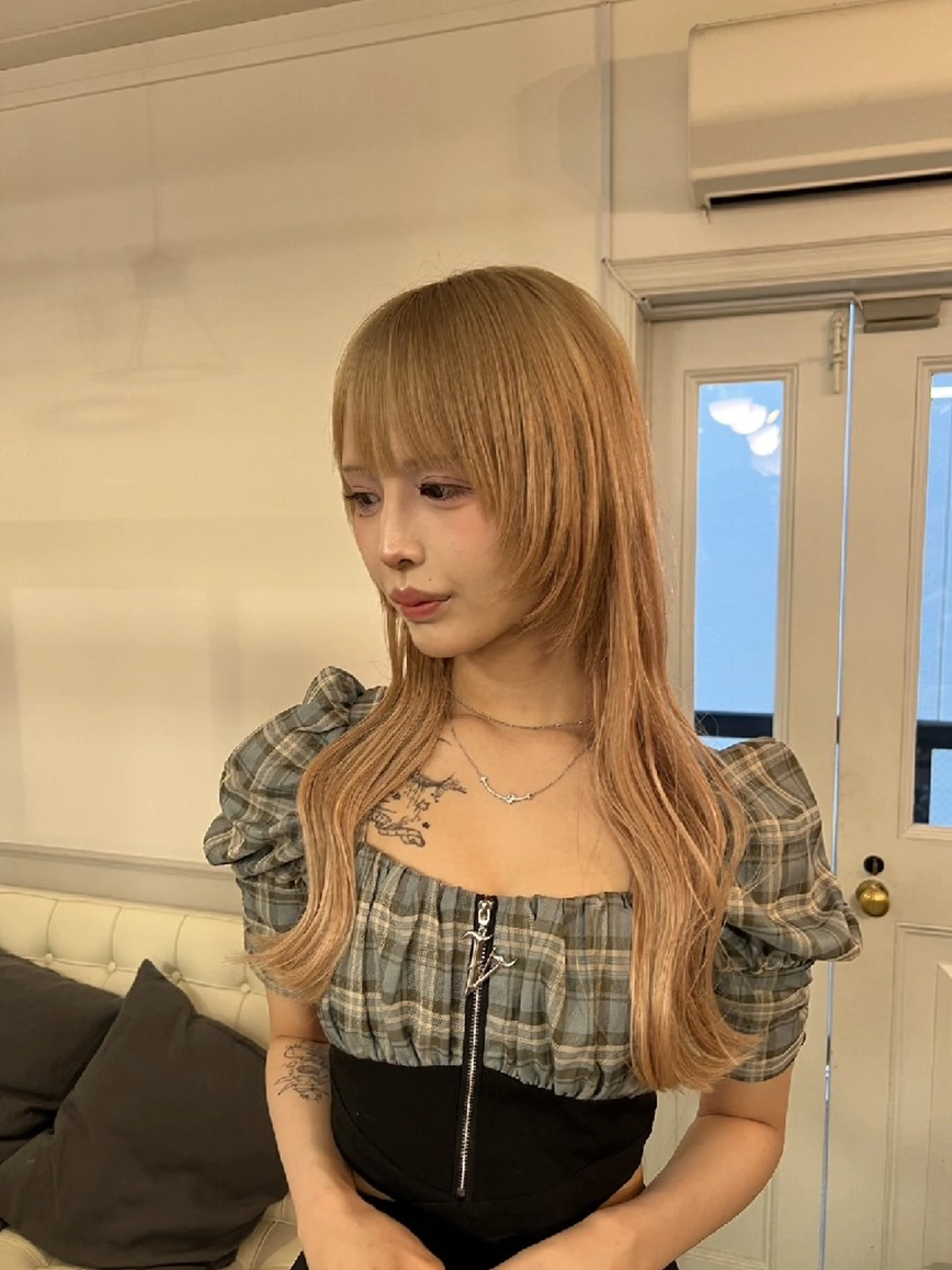 ロング シールエクステ エクステ カット エクステ ハネエクステ表参道/ 羽エクステSpicaのヘアスタイル