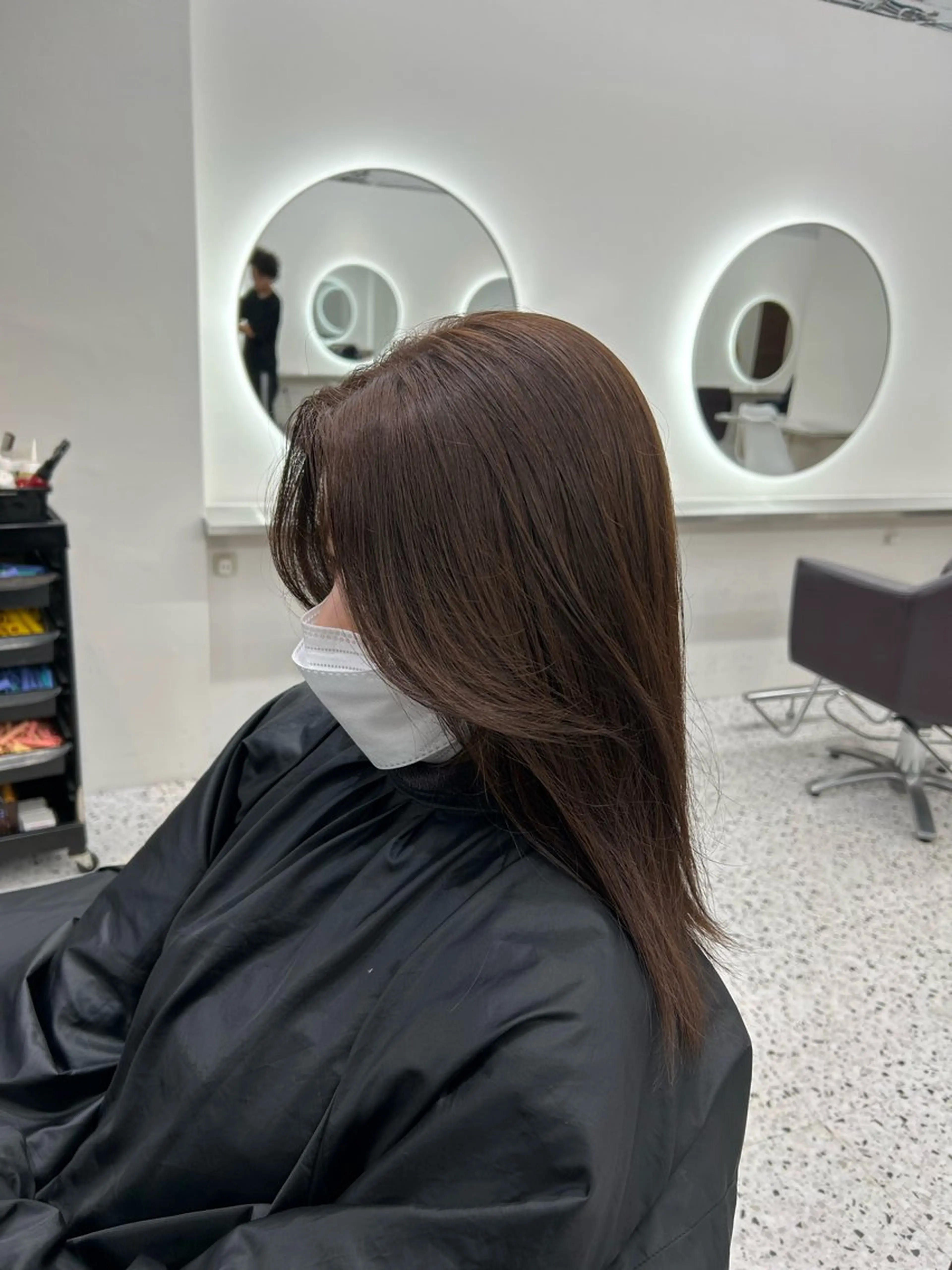 ロング カラー ヘアアレンジ ブラウンカラー チョコレートブラウン ヘアカラー トリートメント ヘアセット 🫧透明感／艶カラー 🫧Ryuseiのヘアスタイル