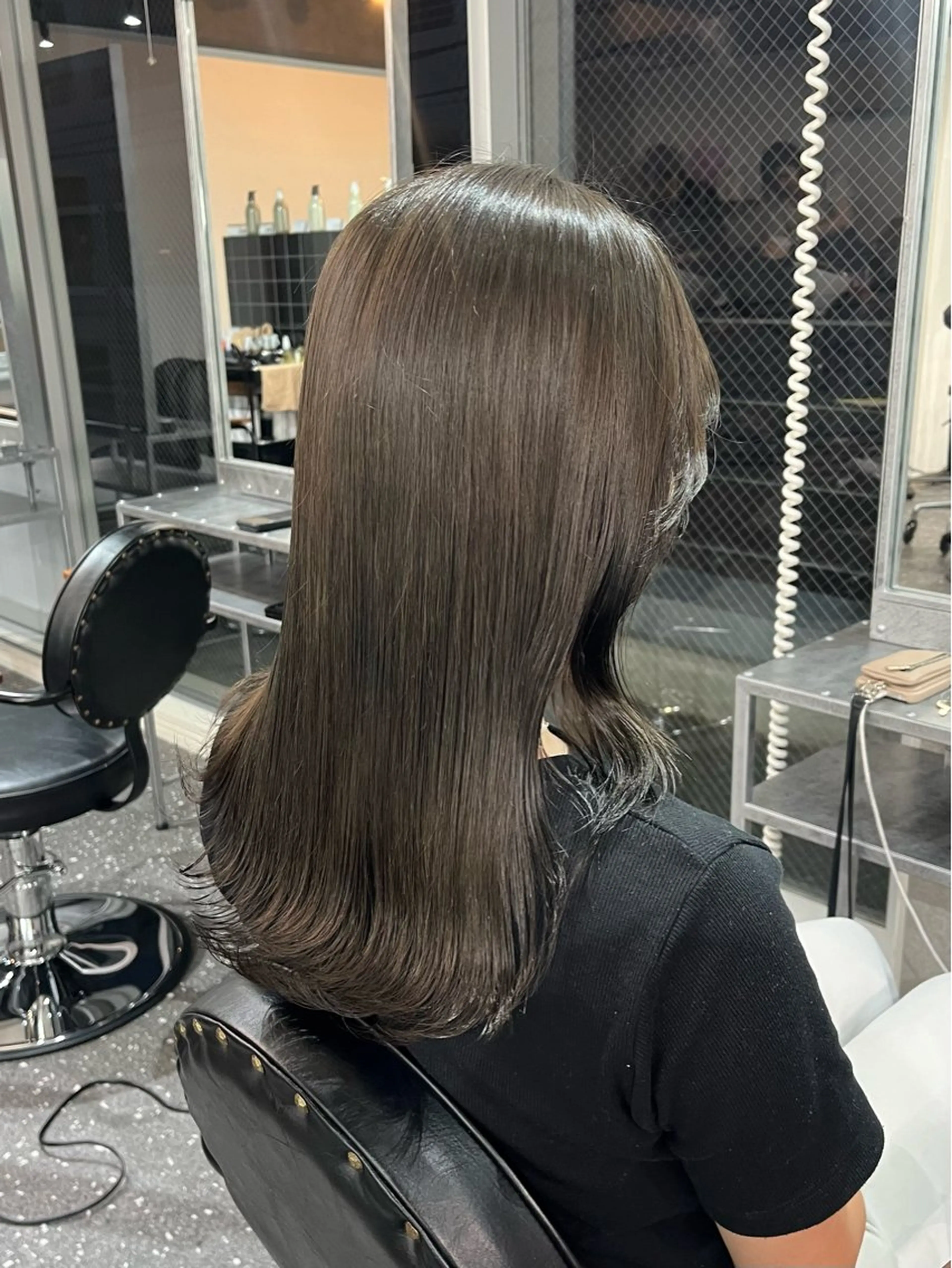 セミロング カラー ヘアカラー トリートメント 透明感✨ SAKIのヘアスタイル