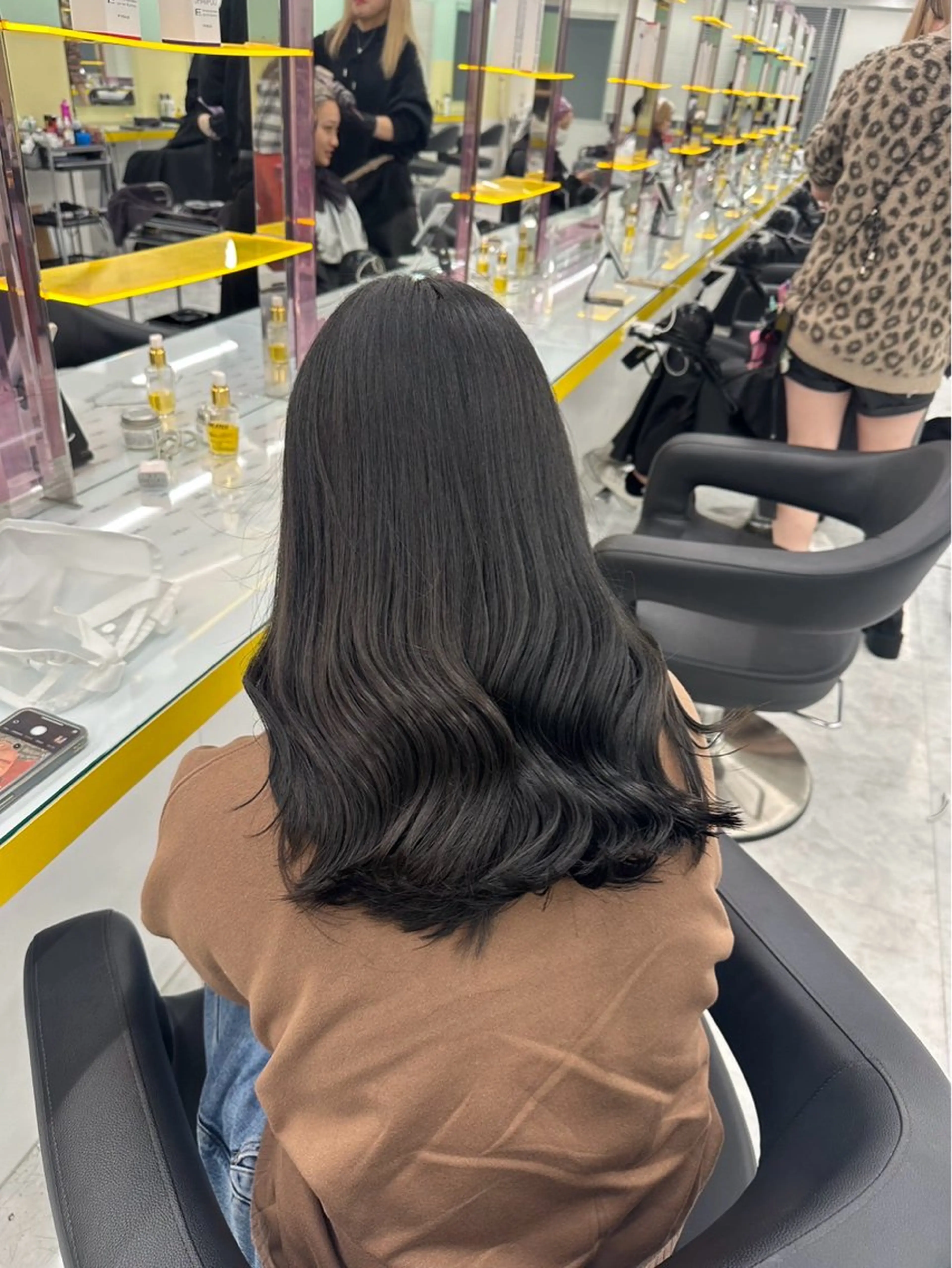 セミロング カット ヘアカラー ヘアセット 【公式】 will横浜店のヘアスタイル
