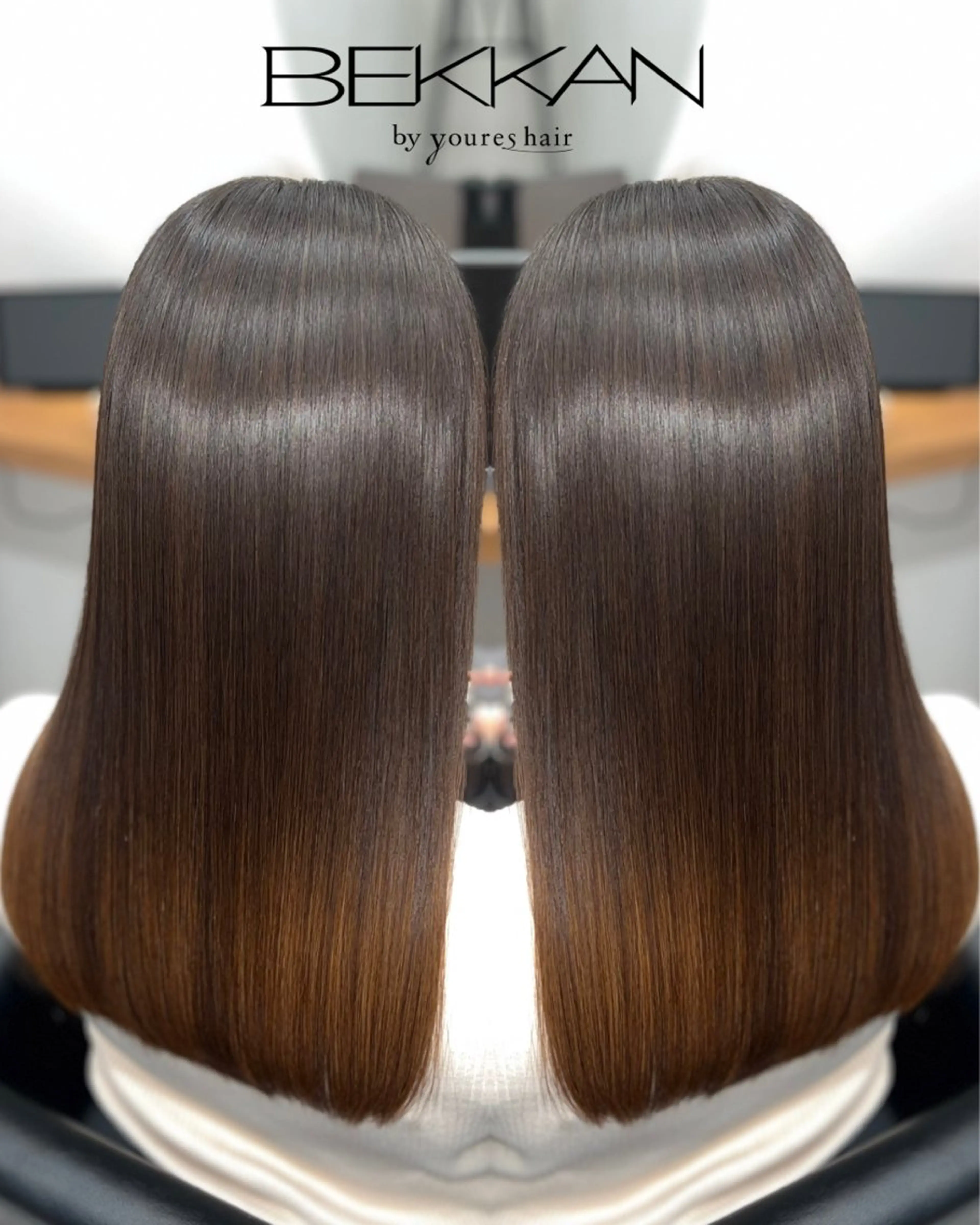 ロング カラー 髪質改善 縮毛矯正 トリートメント BEKKAN by youres hair所属・当日予約OK⭕️ 佐藤太一のヘアスタイル