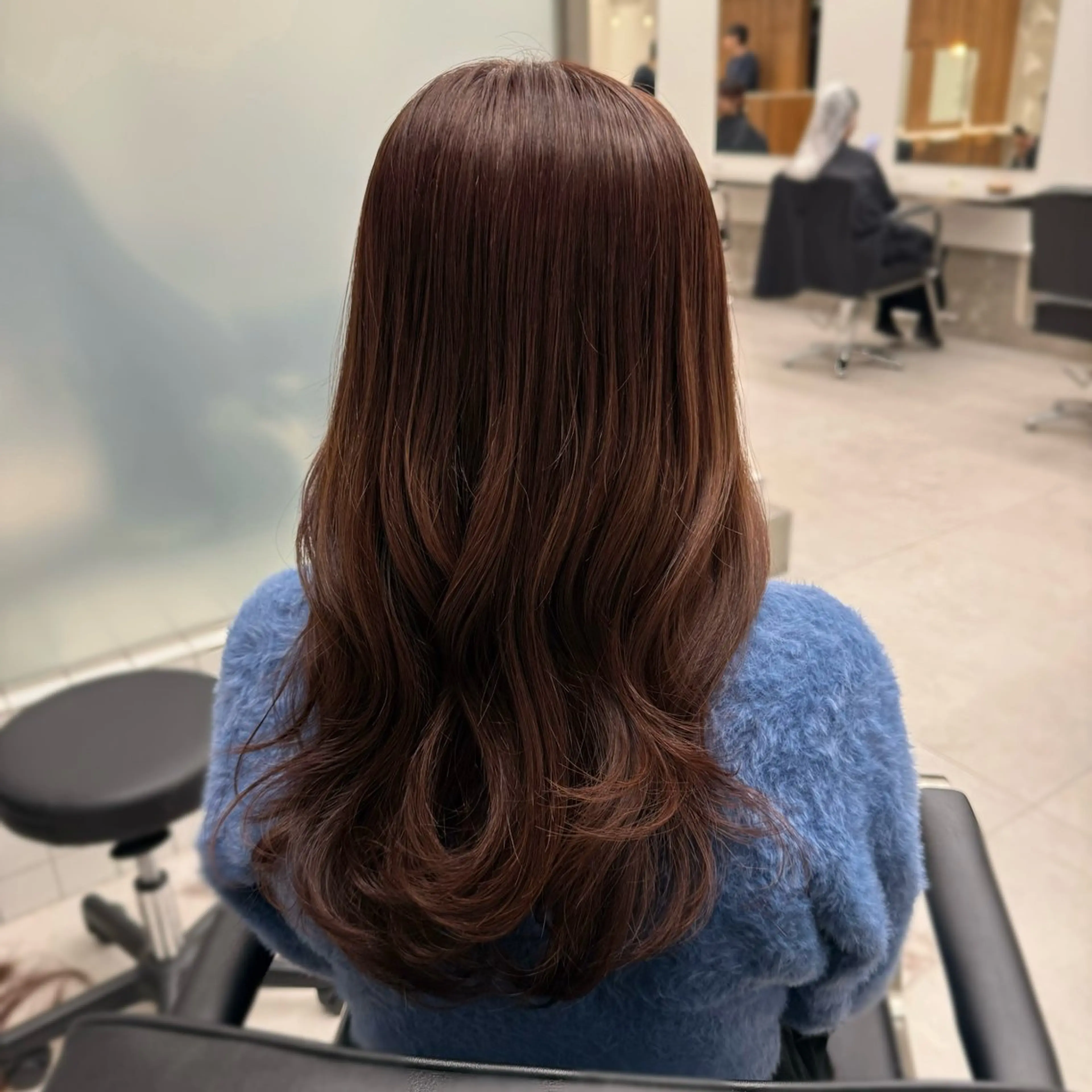 セミロング カラー カット ヘアカラー トリートメント 縮毛矯正+モテカラー 🎀✨mihoのヘアスタイル