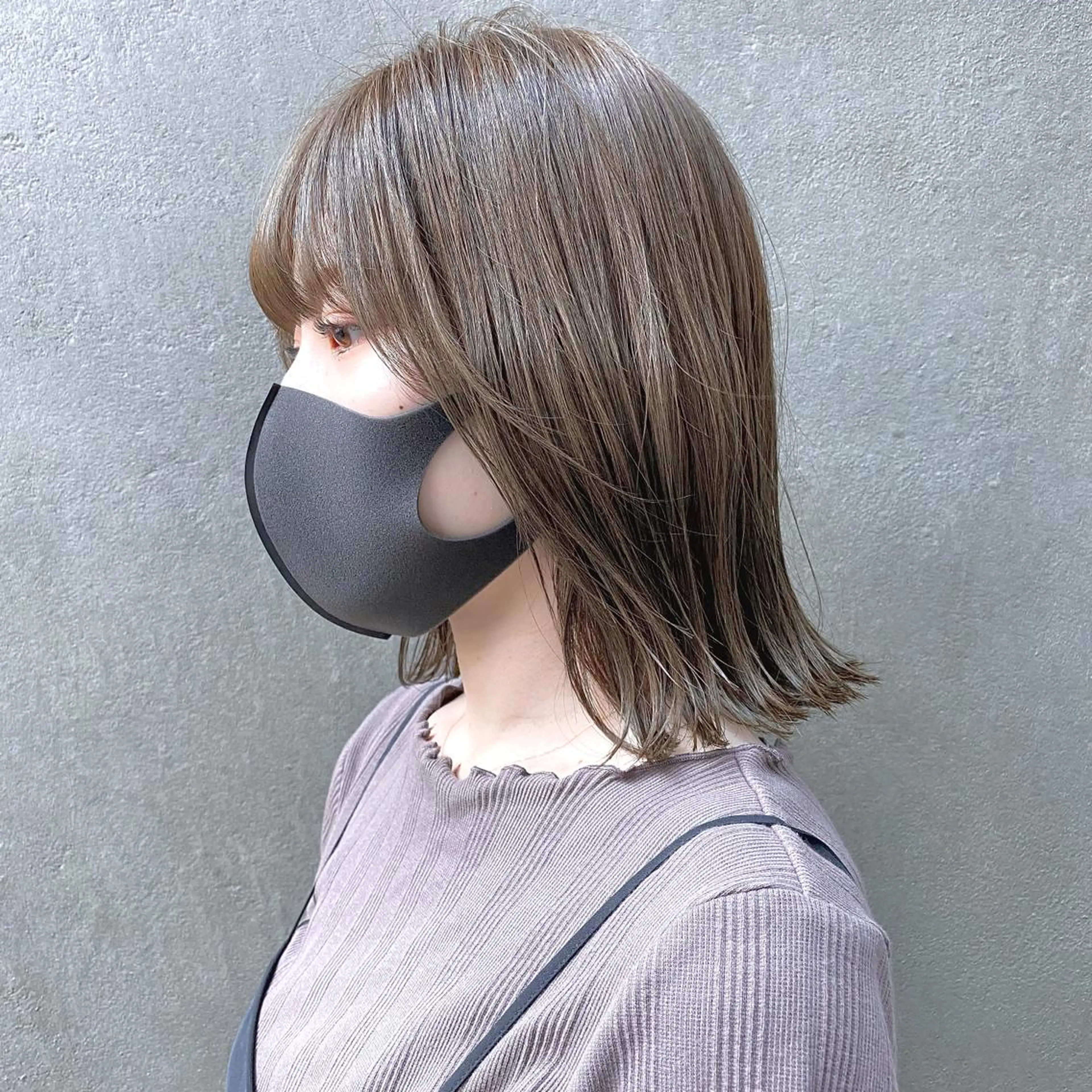 ミディアム カラー ヘアアレンジ tane.所属・【ダメージレス施術】 【透明感】北村 拓也のヘアスタイル