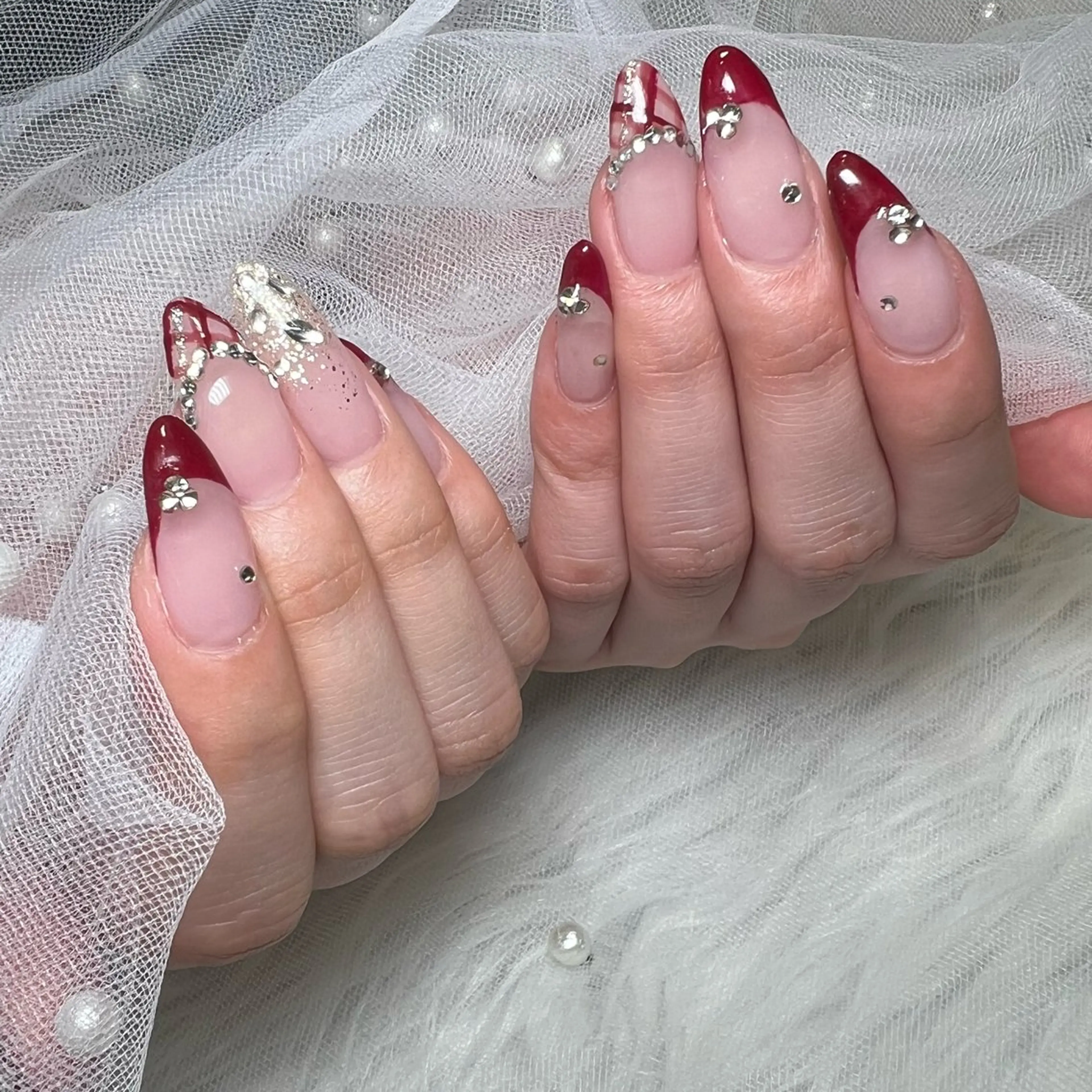 ネイル ハンドネイル E  nail 風羽のネイルデザイン
