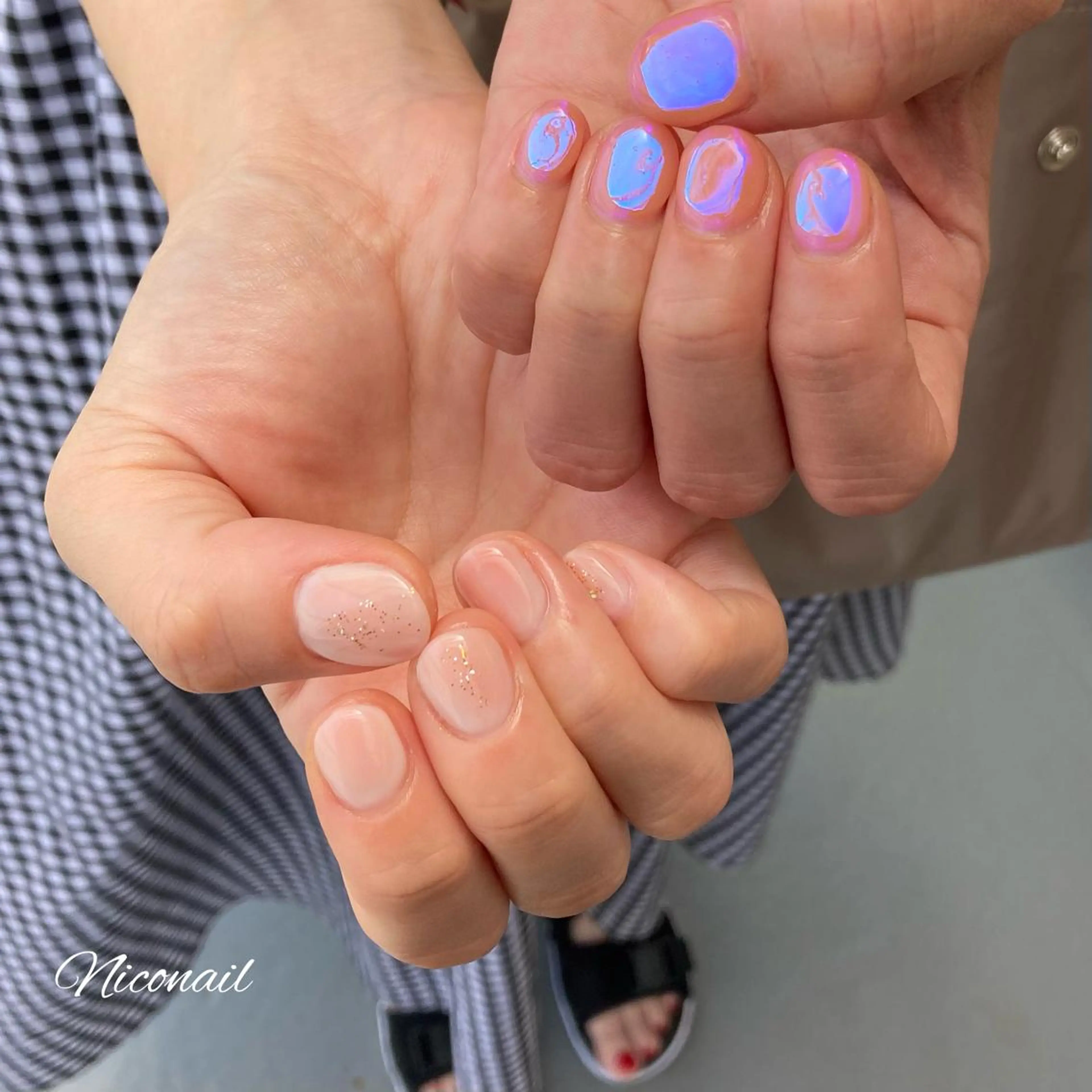 ショート ネイル Niconail ☆ 仙川/ Aiのネイルデザイン