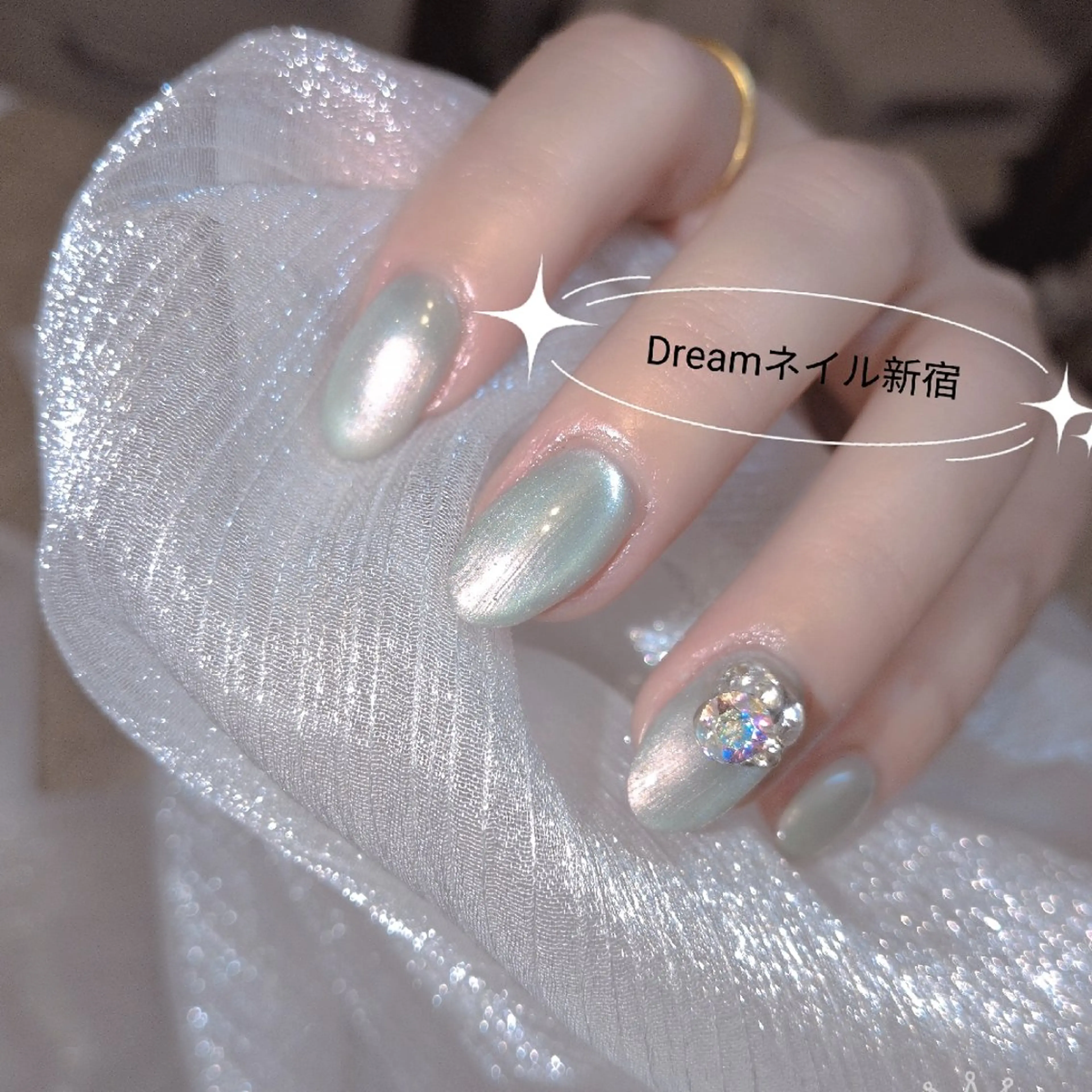 ネイル ハンドネイル ネイリストゆか💅 長さだし、深爪矯正のネイルデザイン